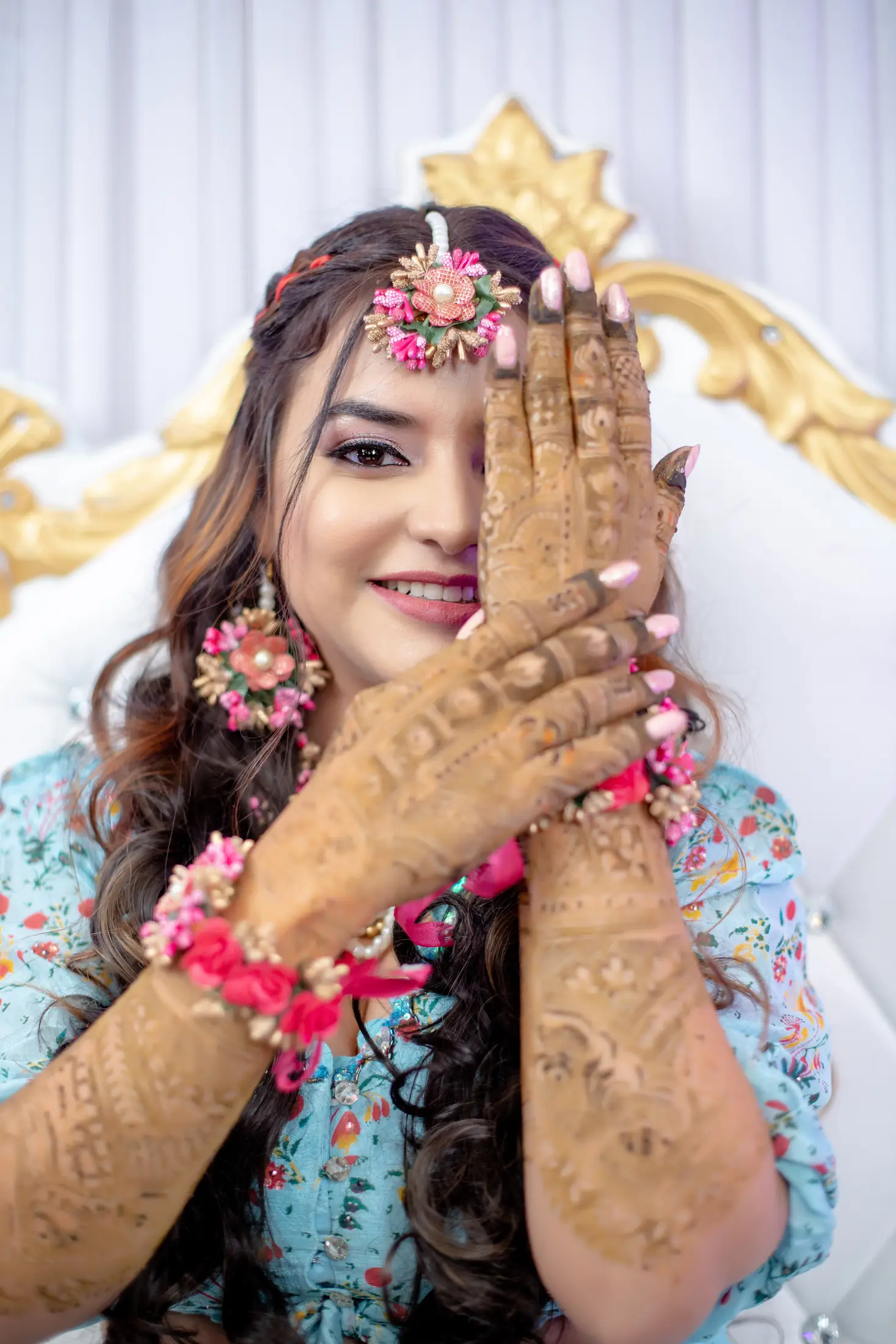 Sandhya Hotwani mehendi portrait 30