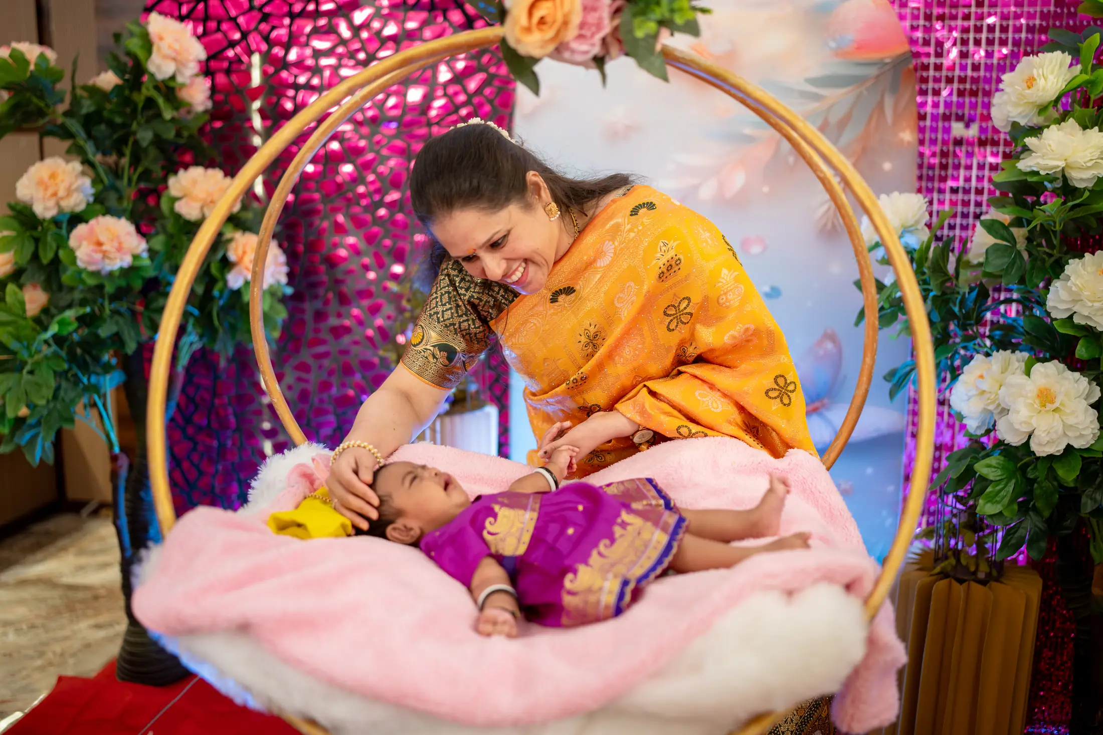Sniel Prajakta naming ceremony portrait