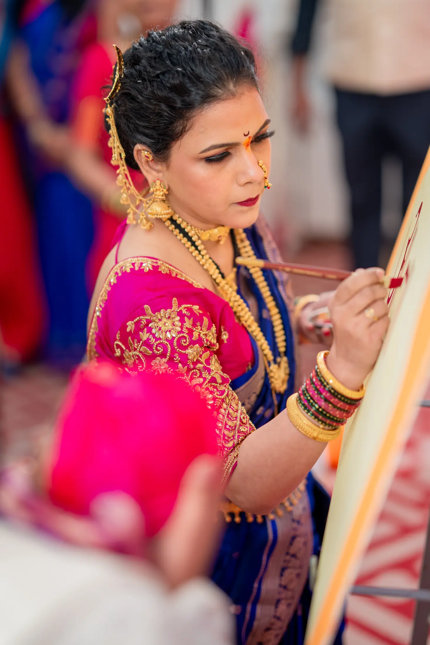 Vedant naming ceremony candid portrait 6