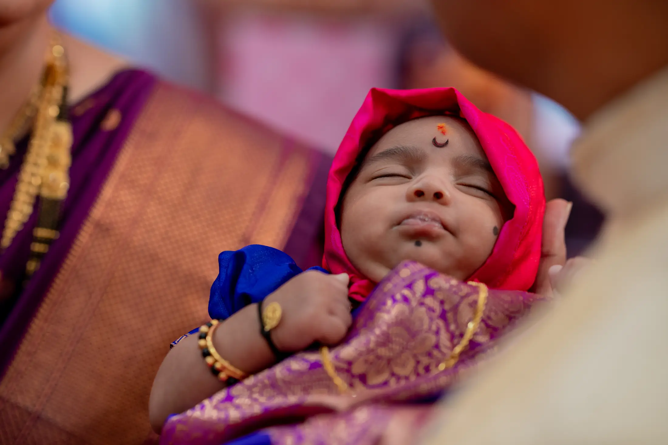 Vedant naming ceremony candid portrait 11