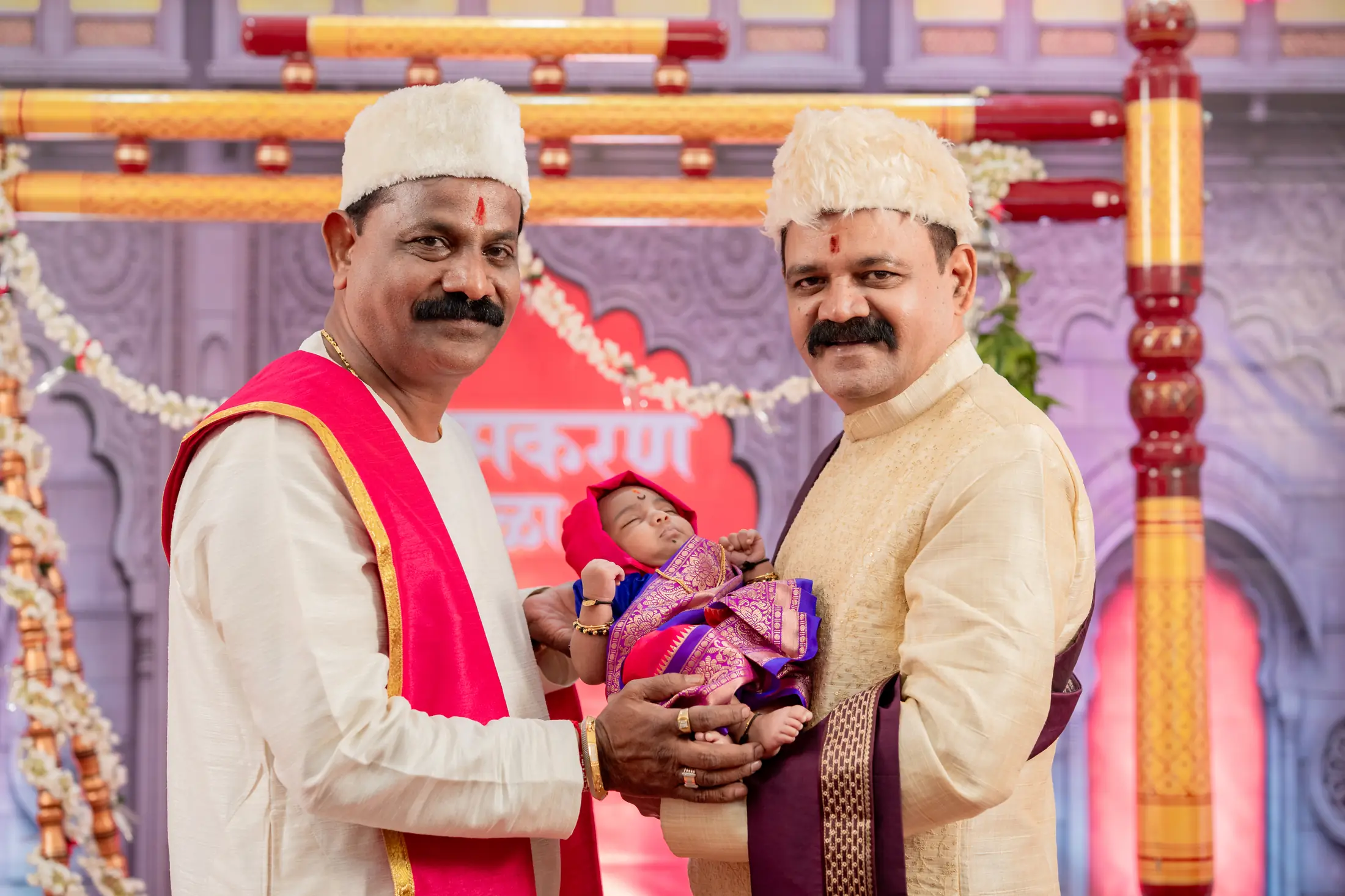 Vedant naming ceremony candid portrait 13