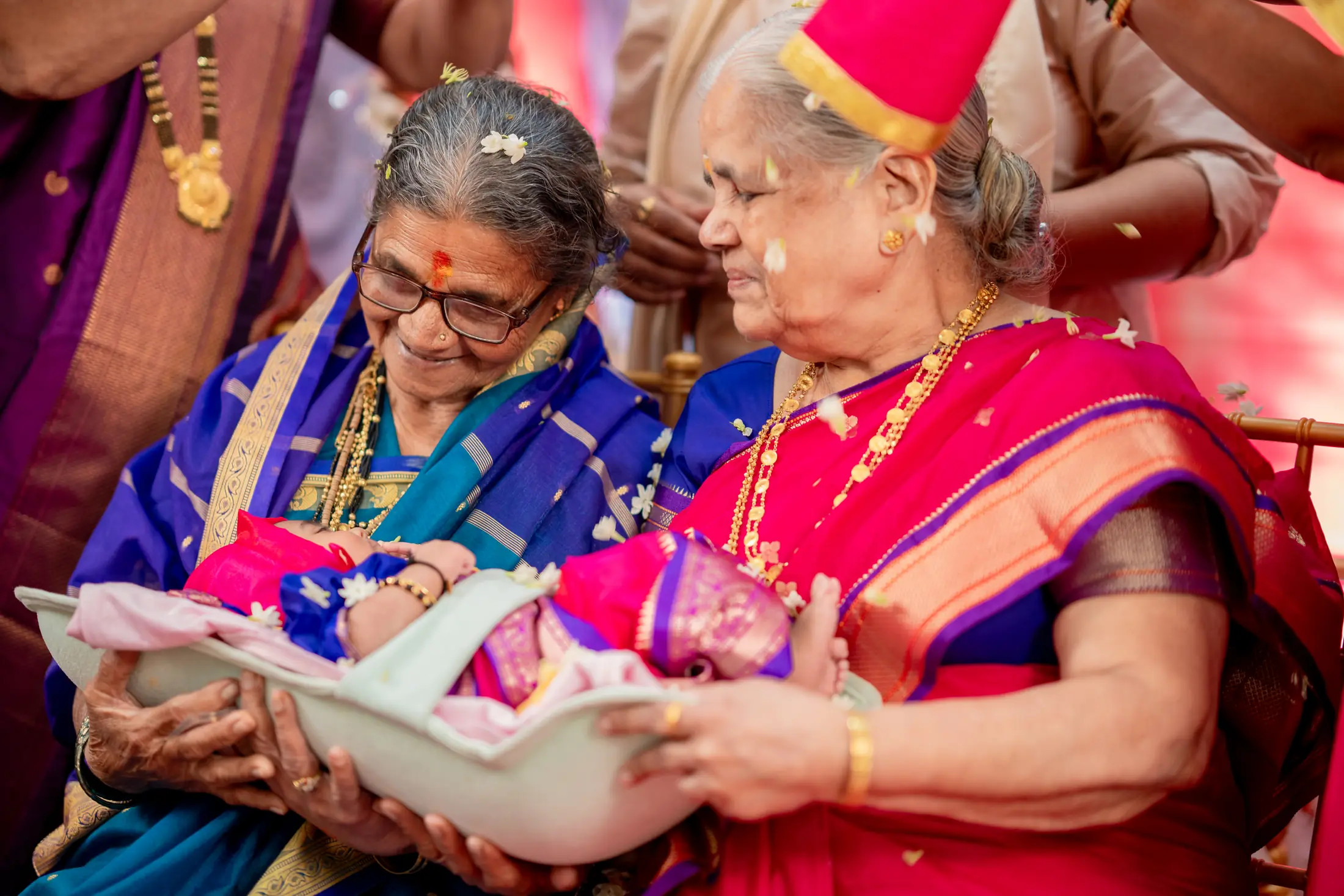 Vedant naming ceremony candid portrait 14