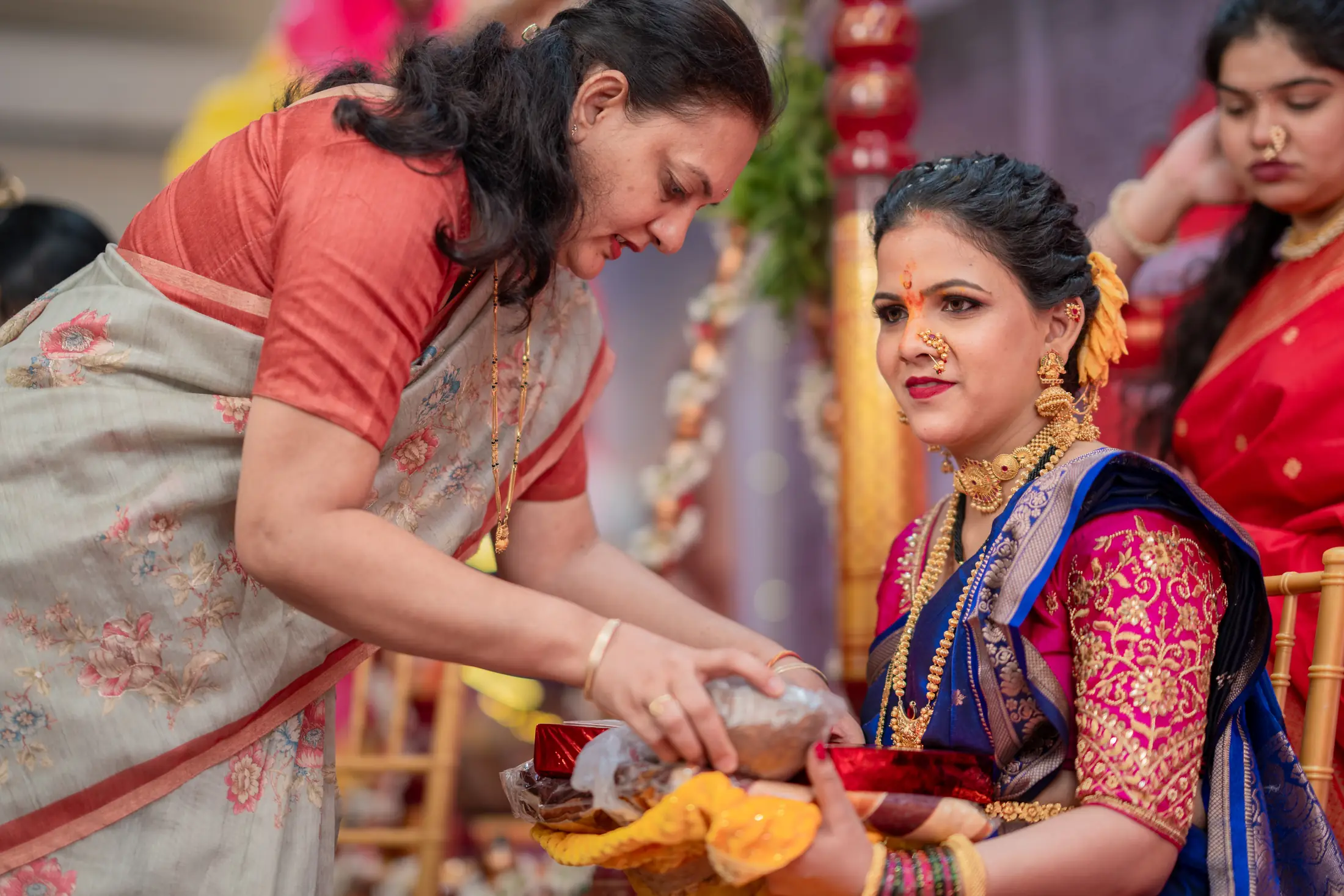 Vedant naming ceremony candid portrait 19