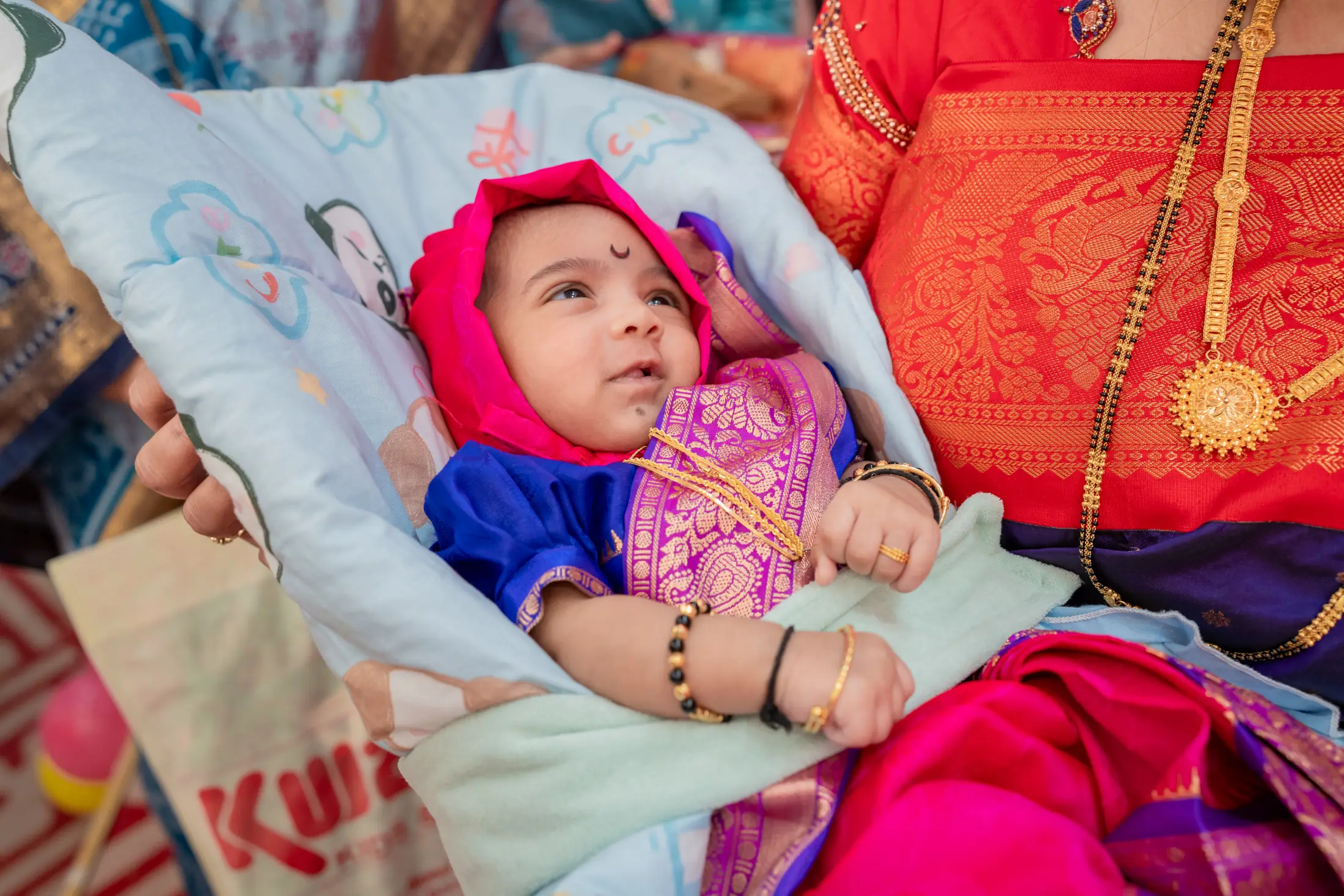 Vedant naming ceremony candid portrait 22