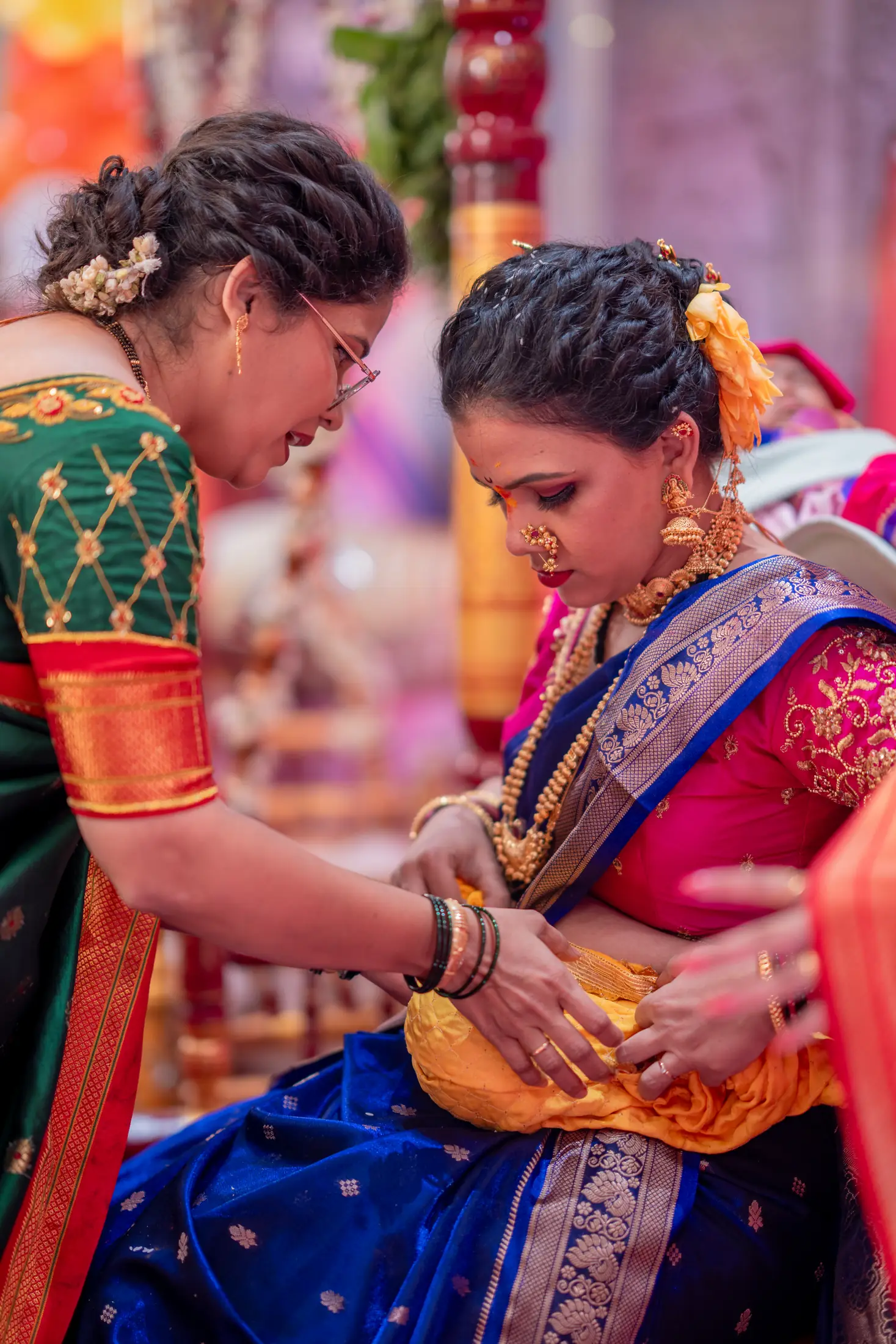 Vedant naming ceremony candid portrait 32