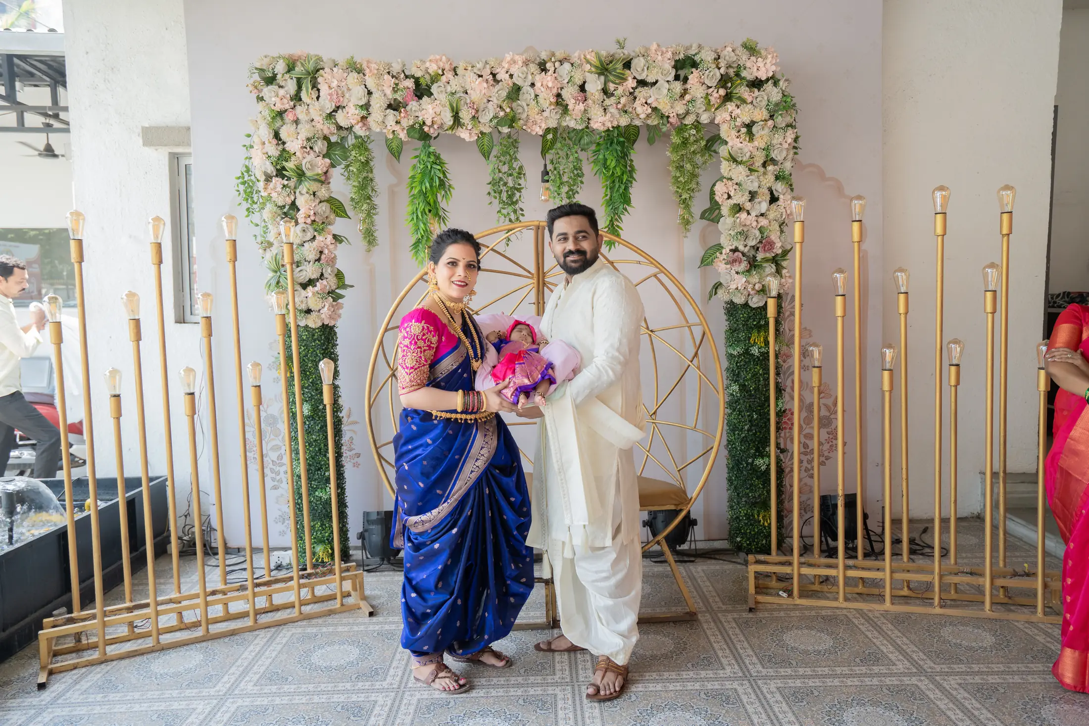 Vedant naming ceremony portrait 12