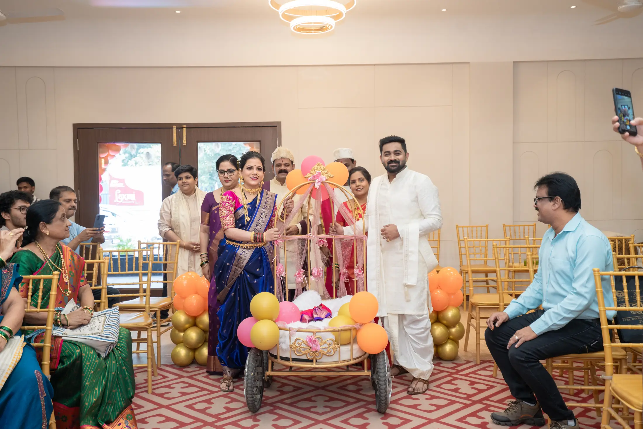 Vedant naming ceremony portrait 13