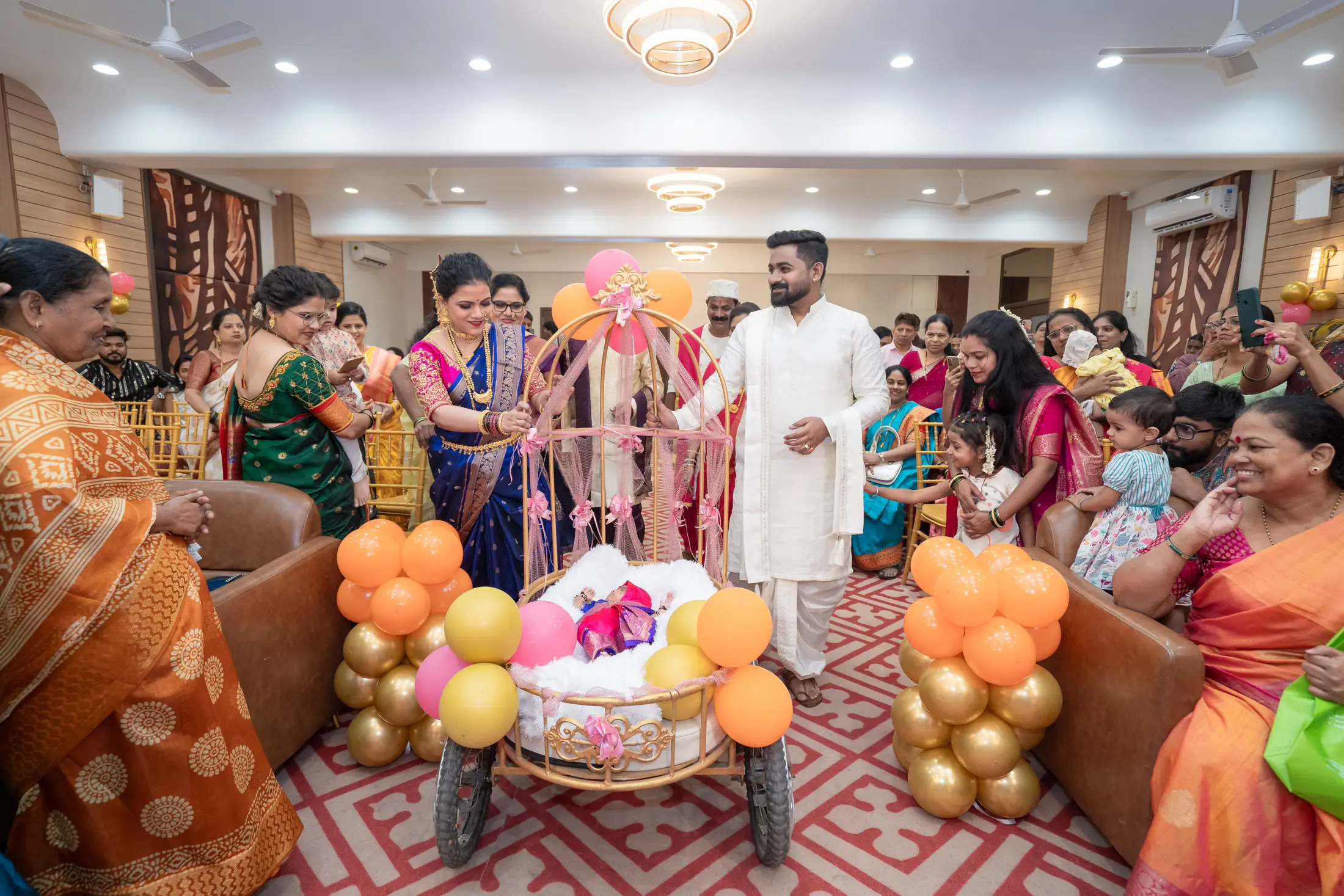 Vedant naming ceremony portrait 14