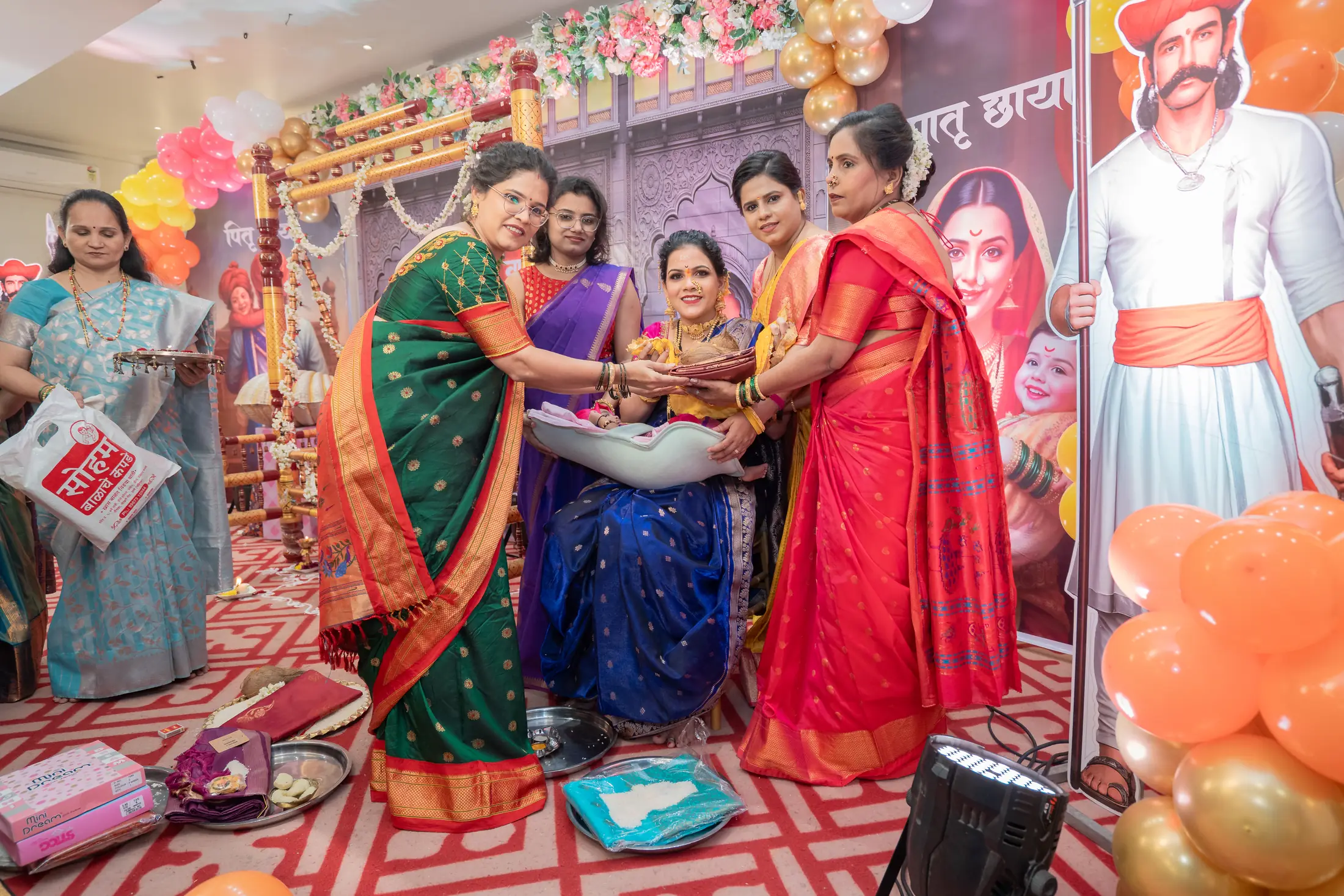 Vedant naming ceremony portrait 16