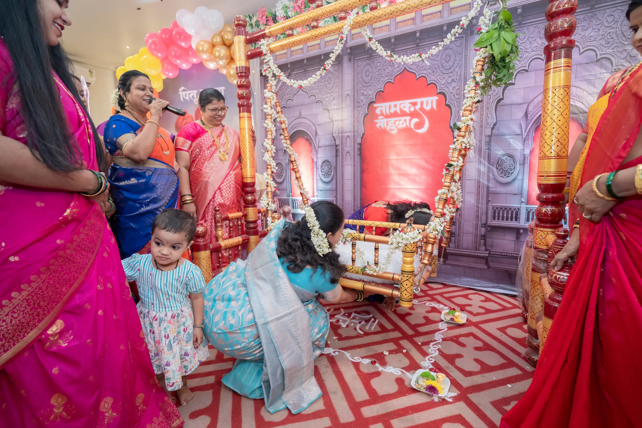 Vedant naming ceremony portrait 17