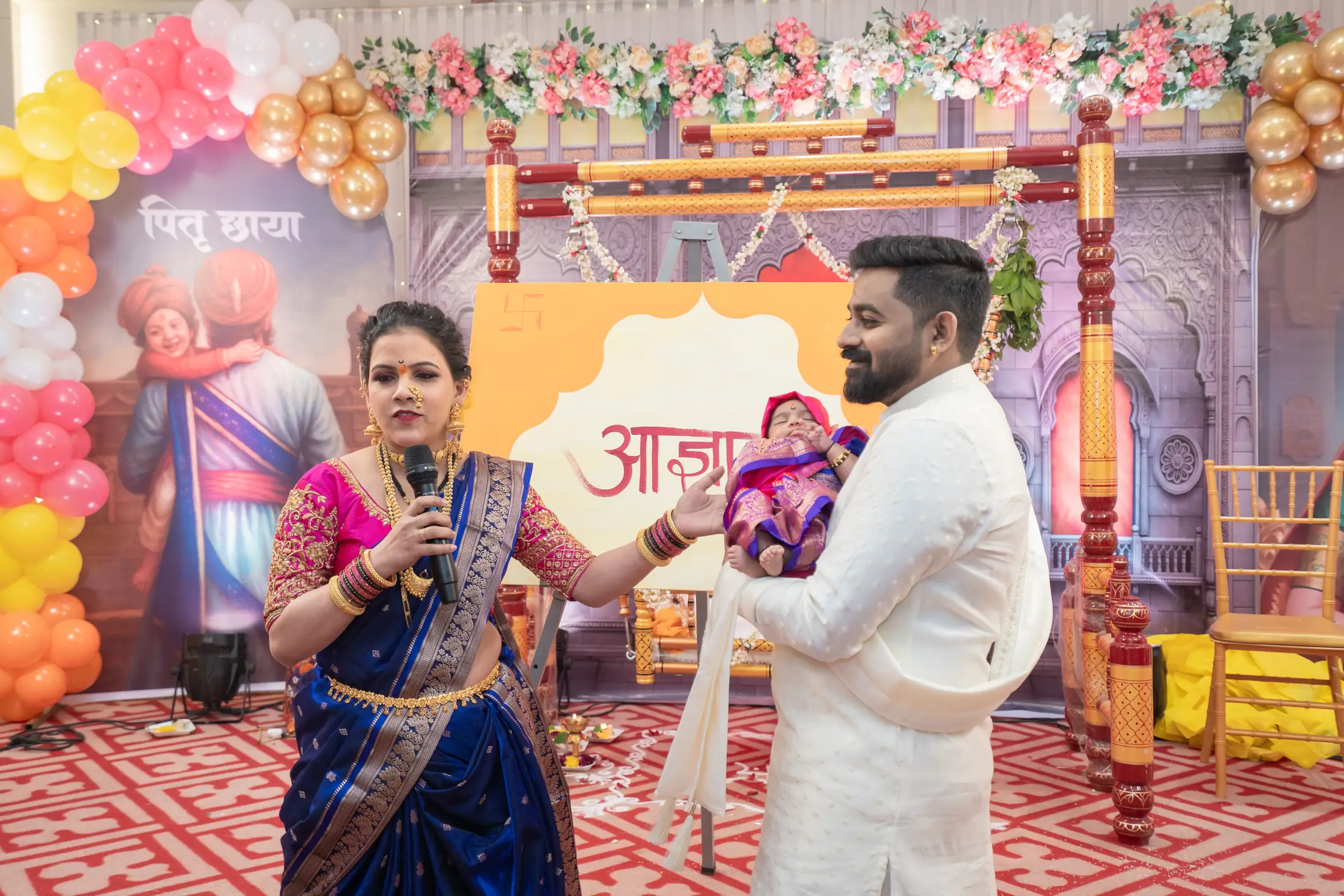 Vedant naming ceremony portrait 20