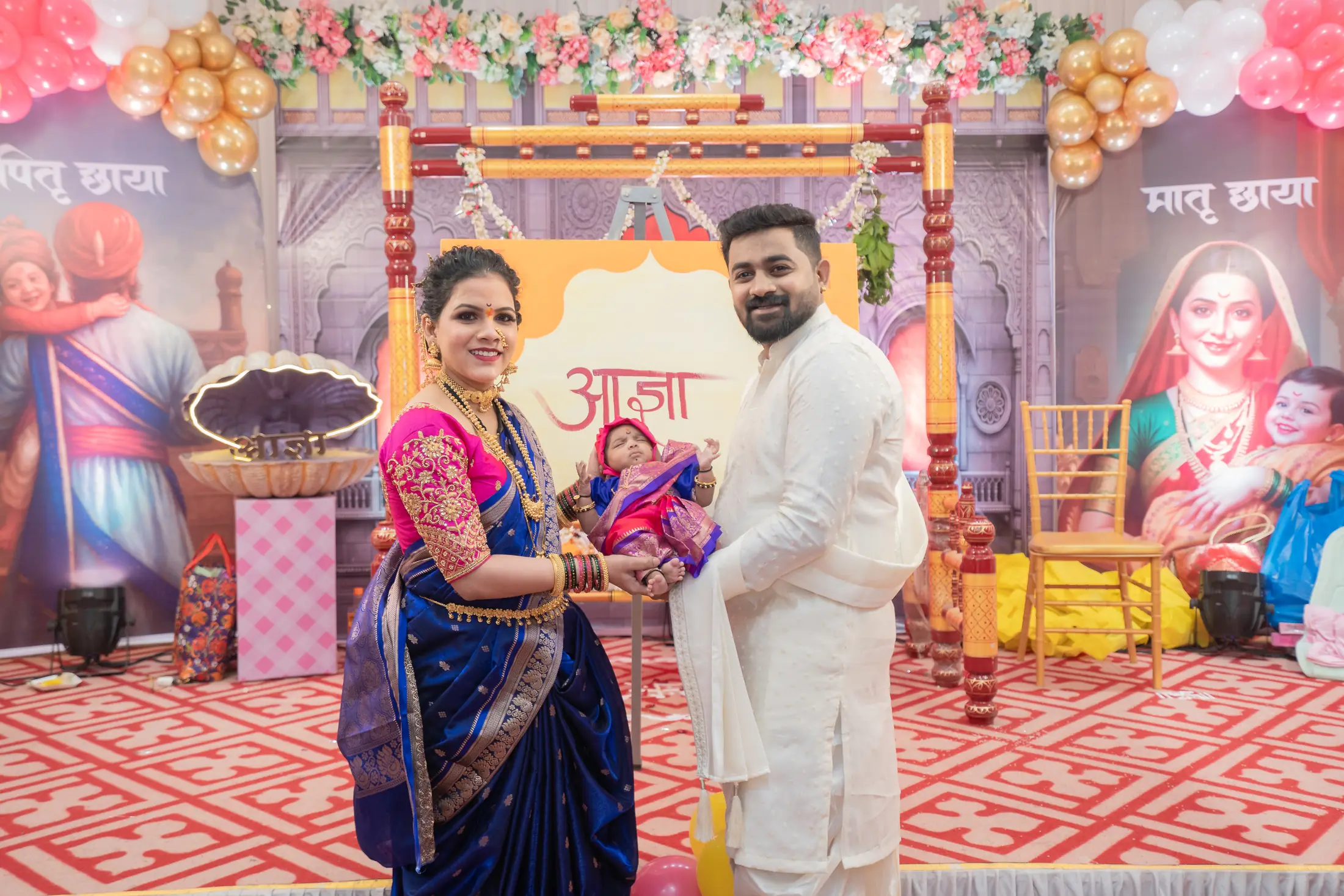 Vedant naming ceremony portrait 21