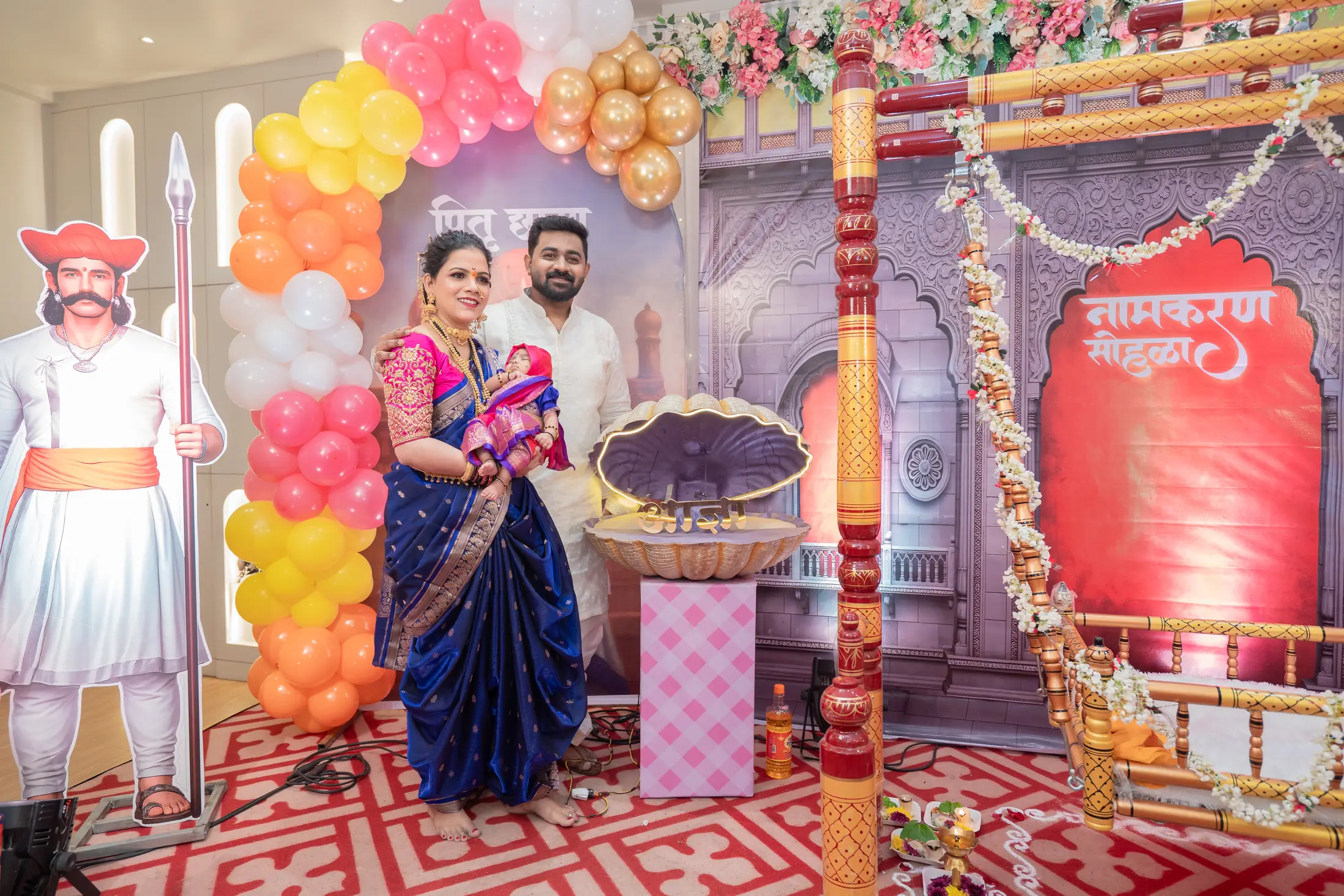 Vedant naming ceremony portrait 22