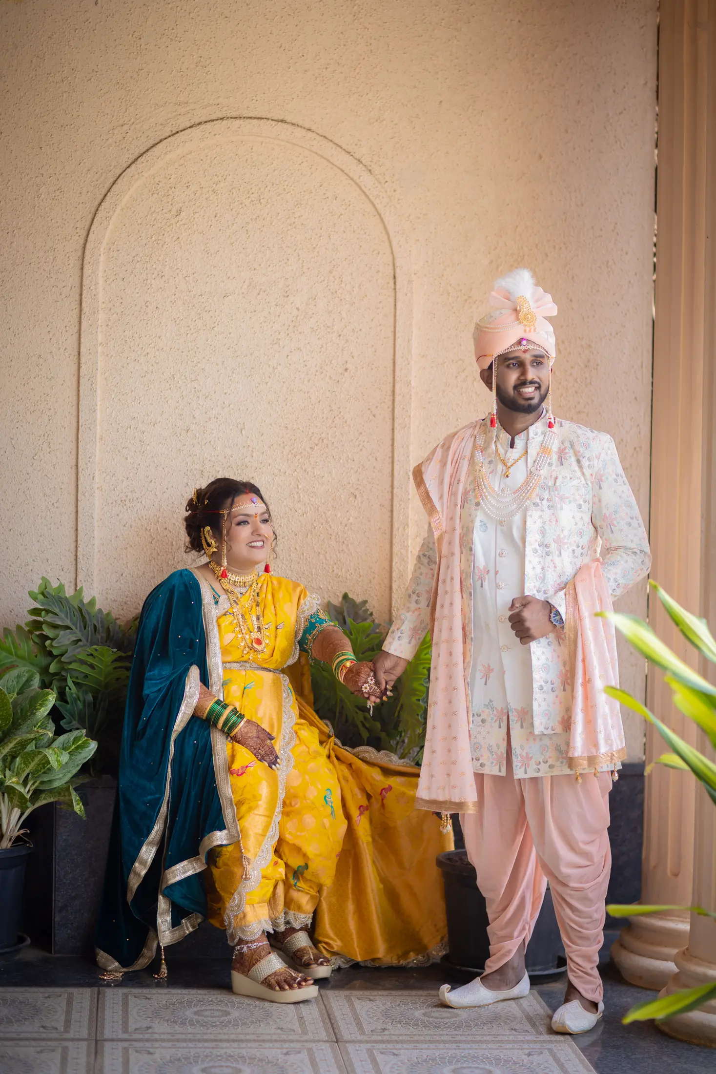 Bhushan Shruti wedding portrait 8