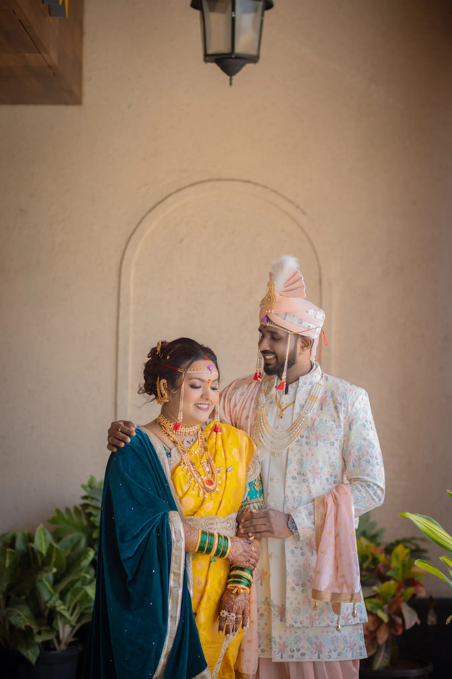 Bhushan Shruti wedding portrait 9