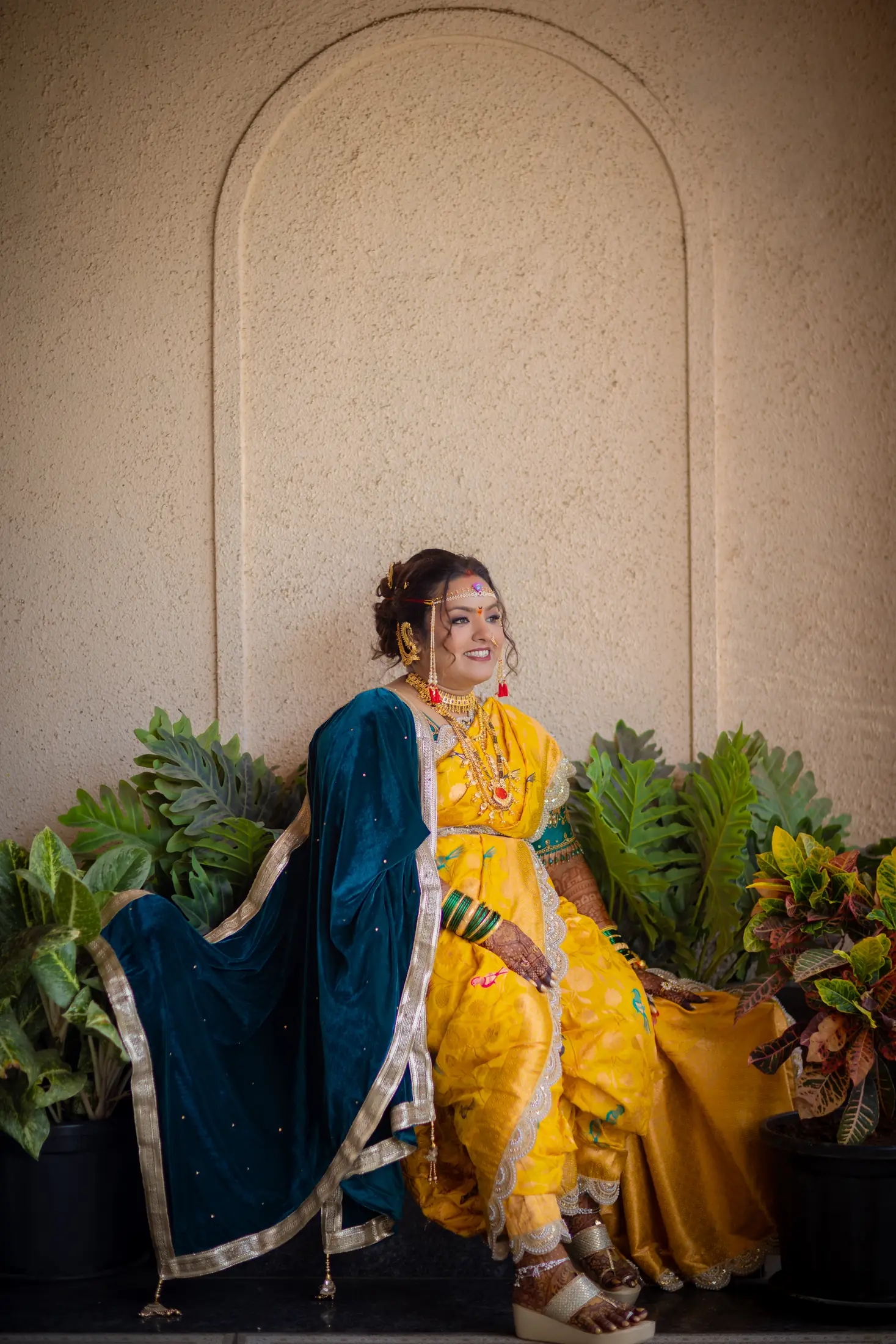 Bhushan Shruti wedding portrait 10