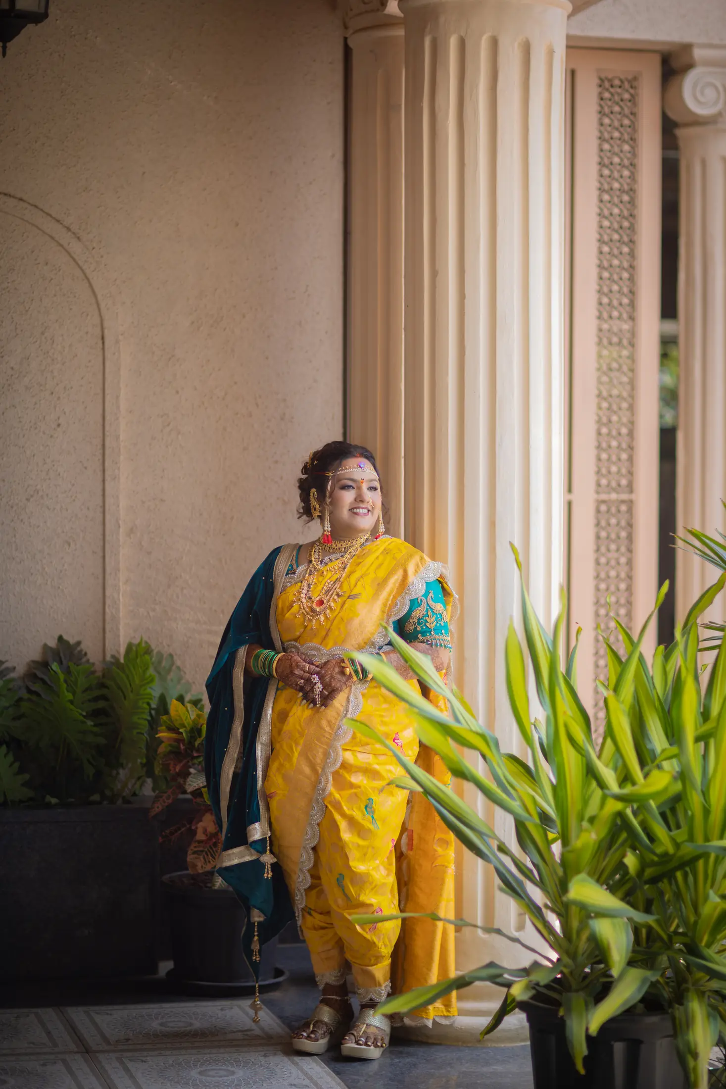 Bhushan Shruti wedding portrait 12