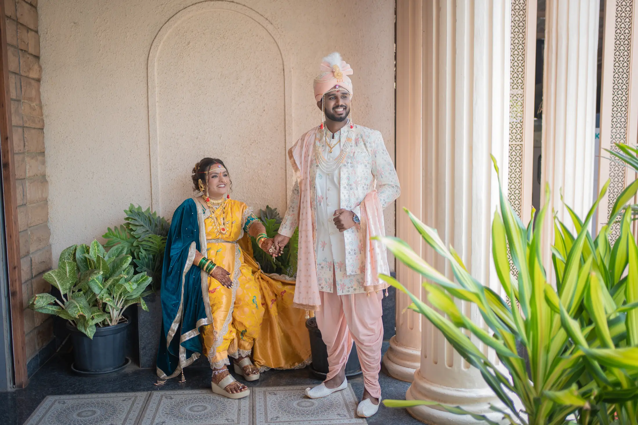 Bhushan Shruti wedding story photograph