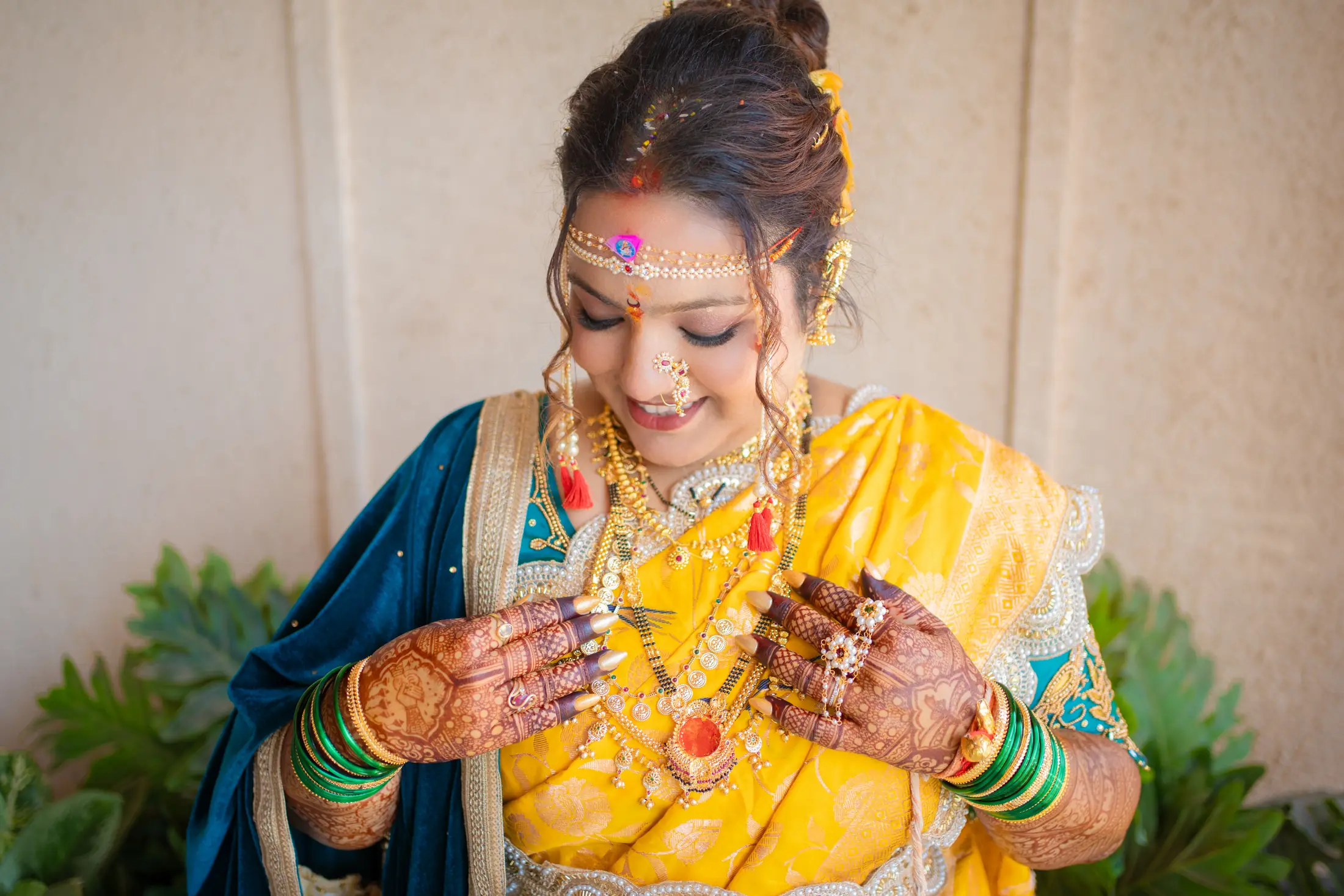 Bhushan Shruti wedding portrait 21