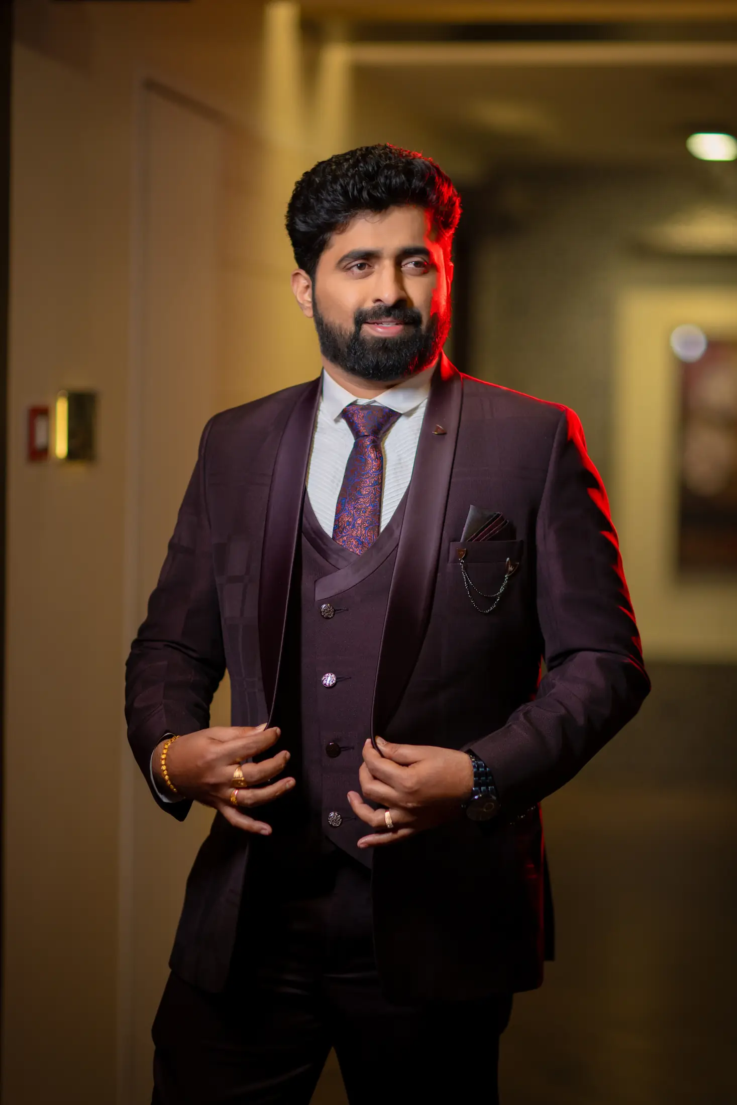 Jayram Anjali wedding portrait