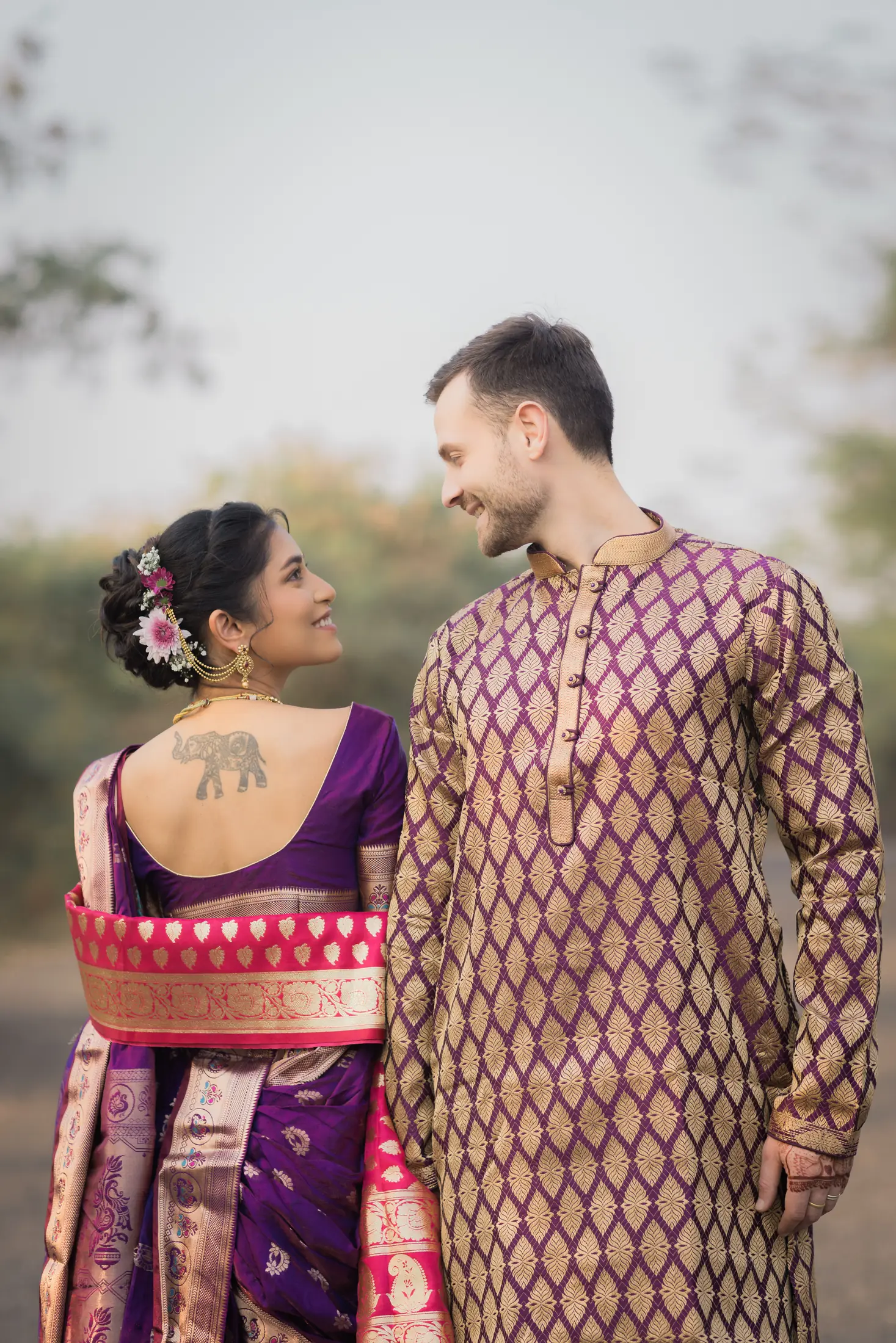 Maxime Riddhi wedding portrait 5