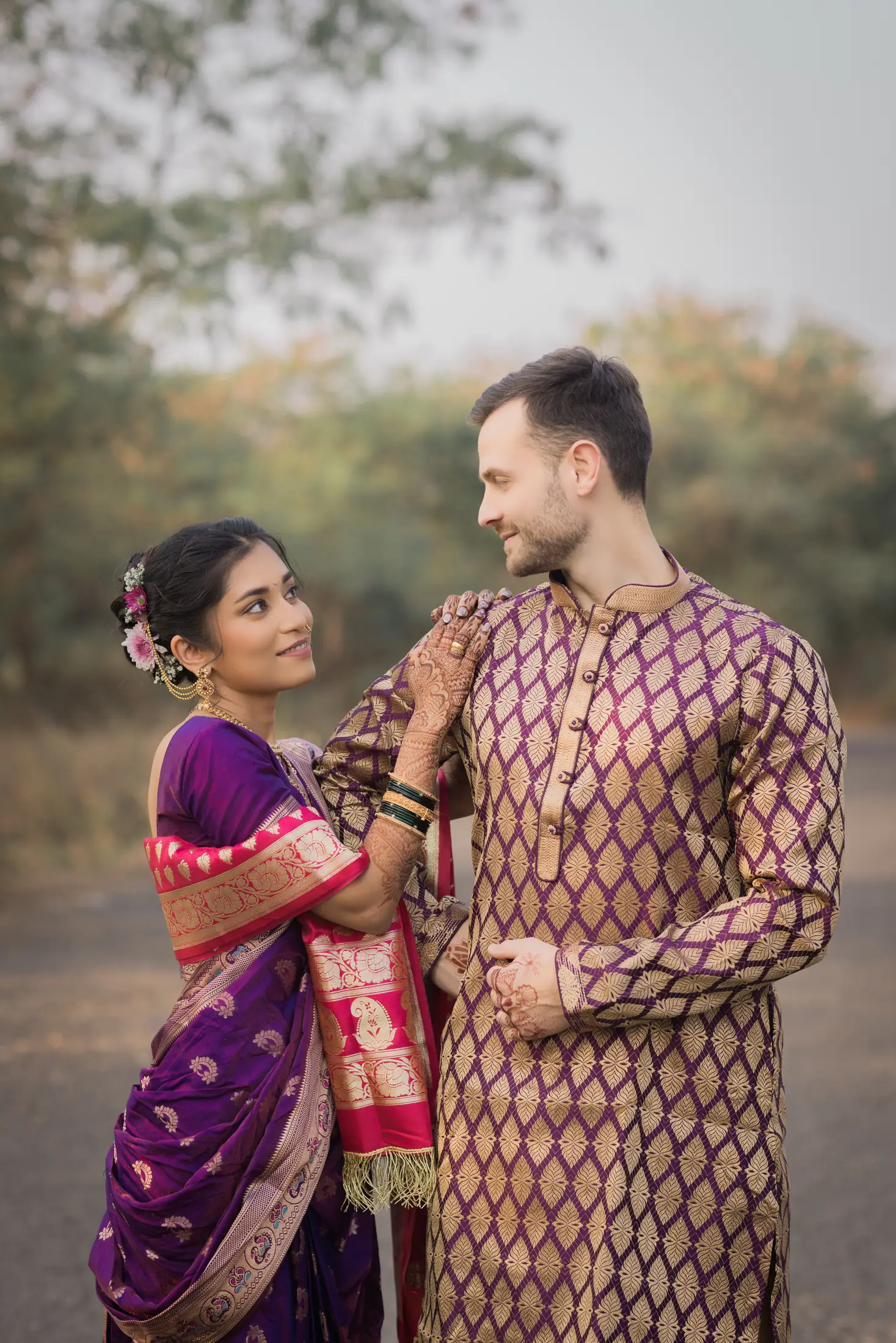 Maxime Riddhi wedding portrait 9
