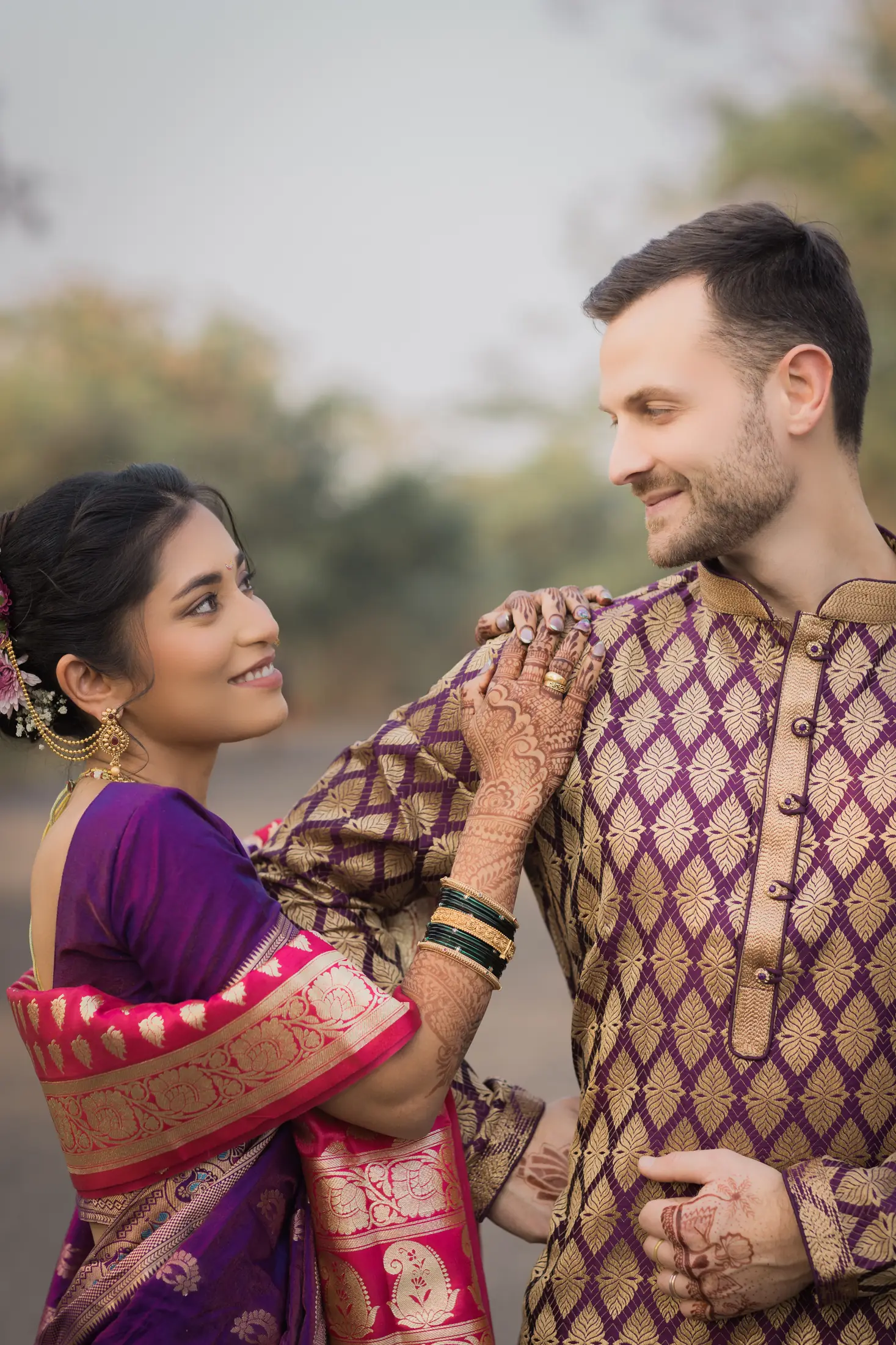Maxime Riddhi wedding portrait 10