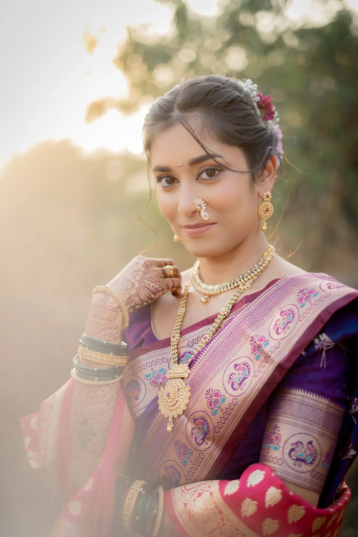 Maxime Riddhi wedding portrait 35