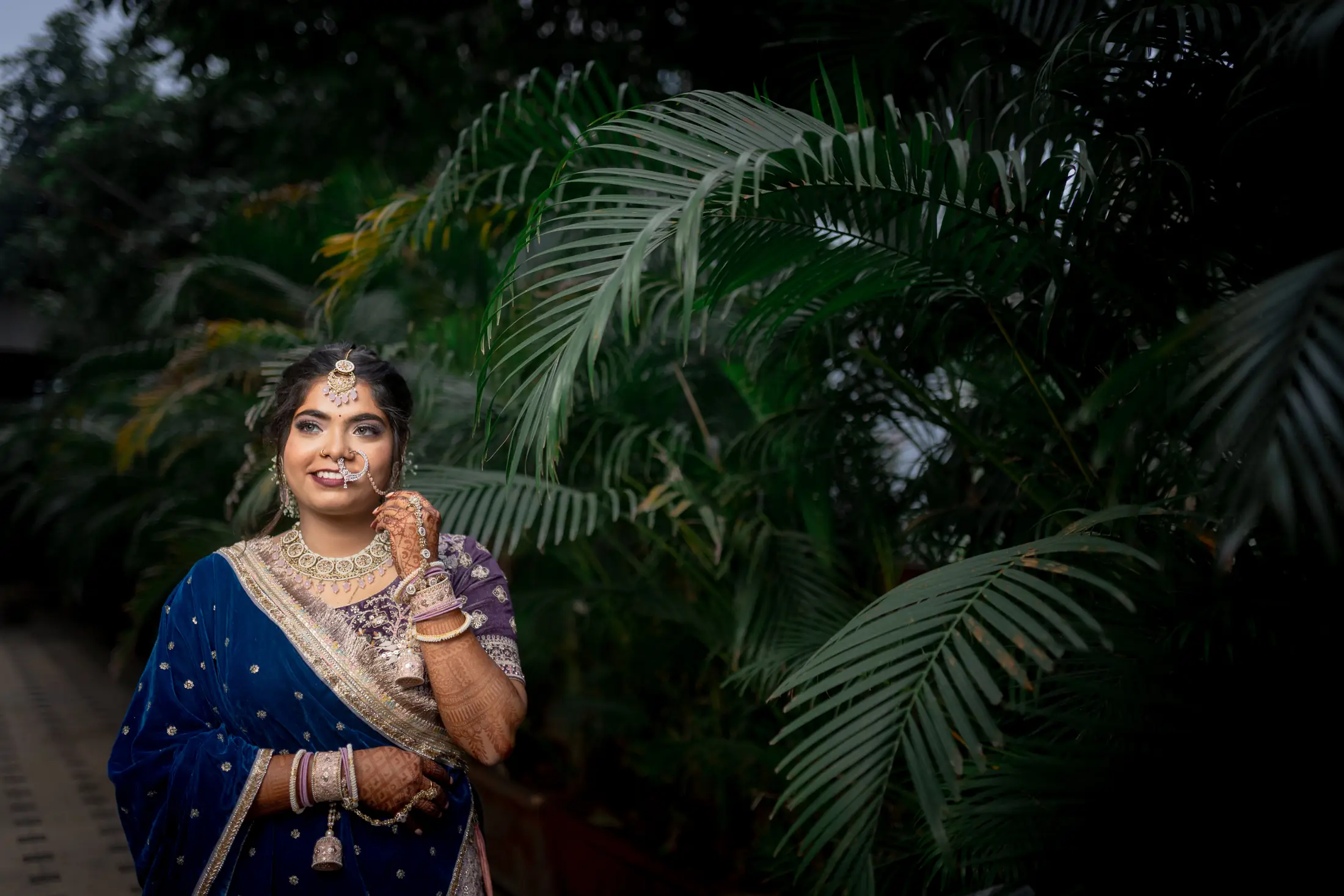 Rocky and Anu wedding portrait