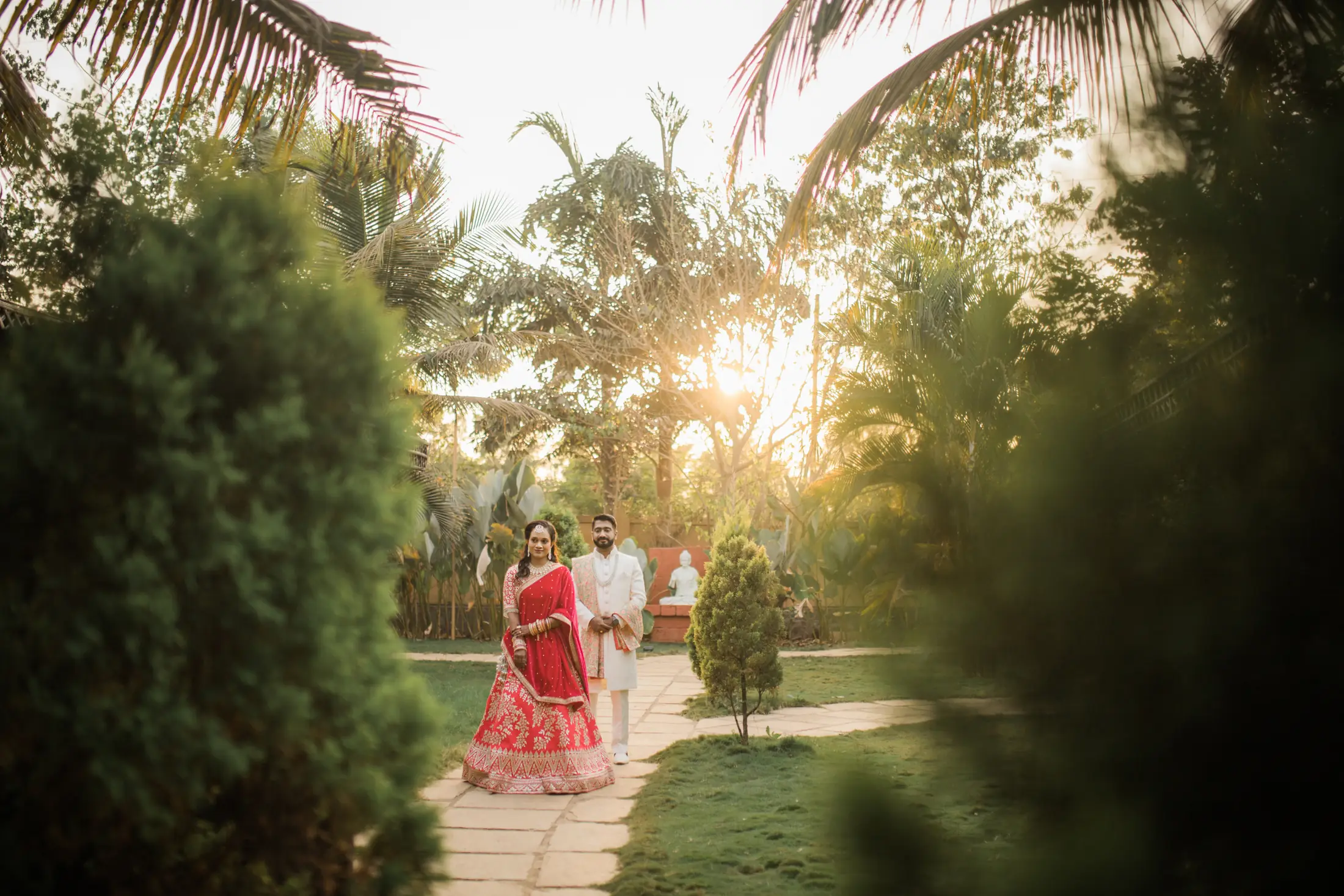 Rohit and Aishwarya wedding portrait