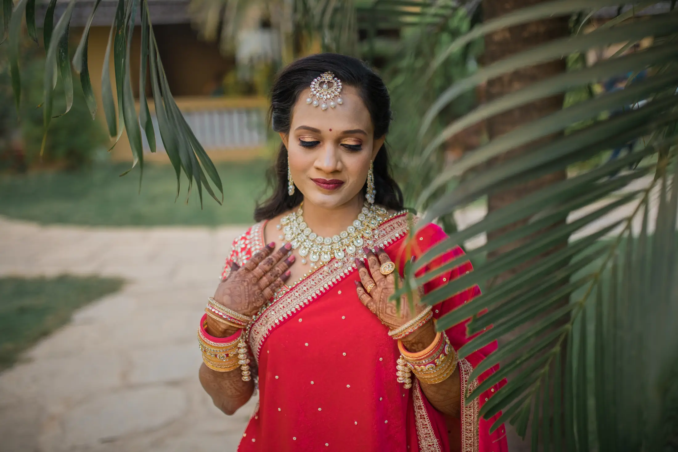 Rohit and Aishwarya wedding portrait 5