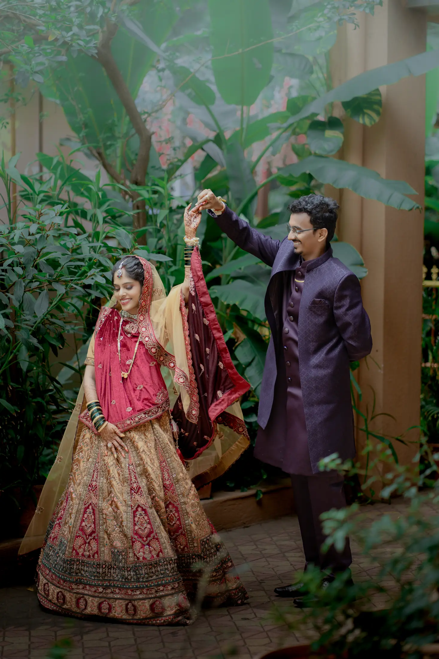 Roshan Gitanjalee wedding portrait 58