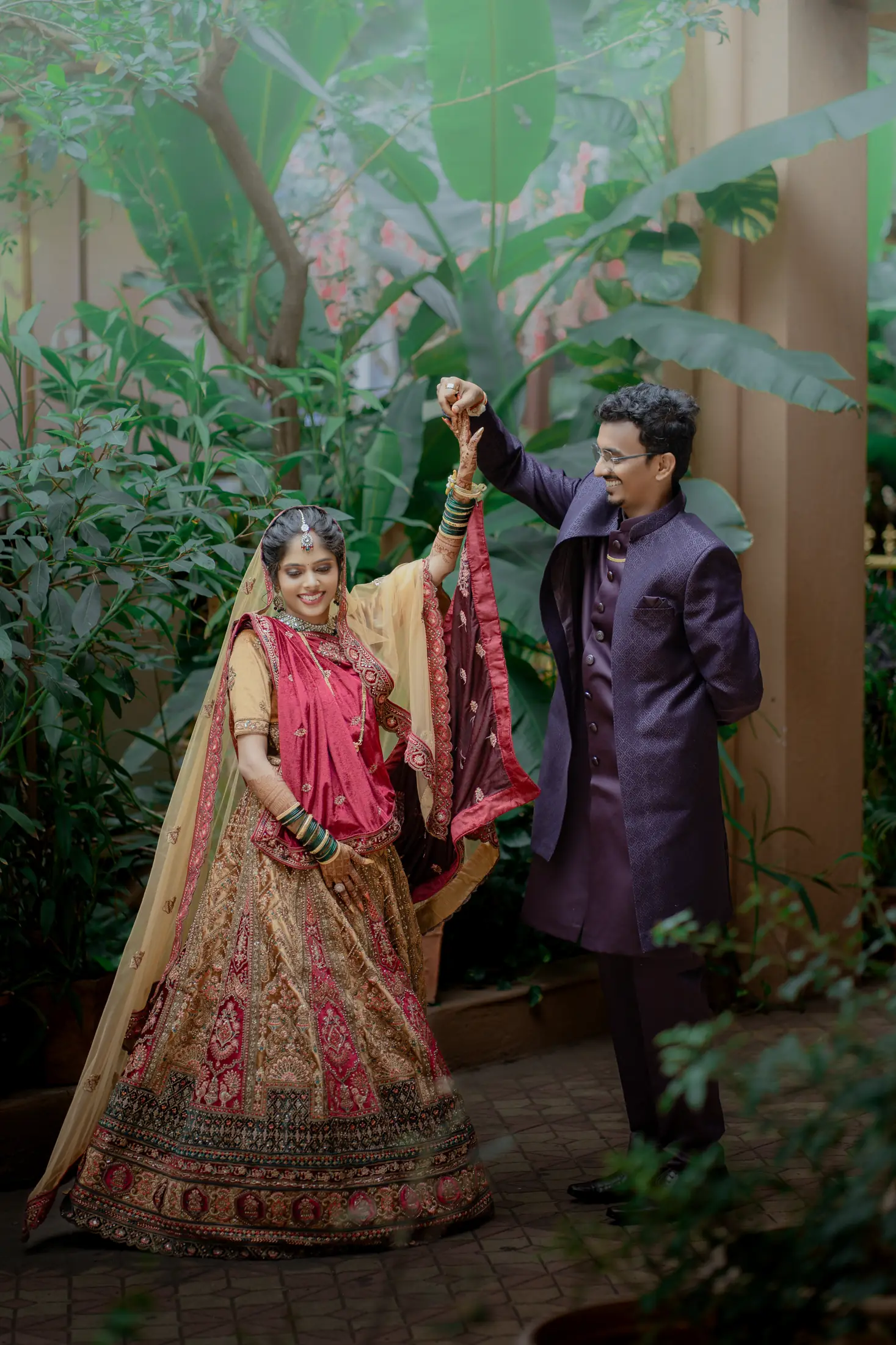Roshan Gitanjalee wedding portrait 59