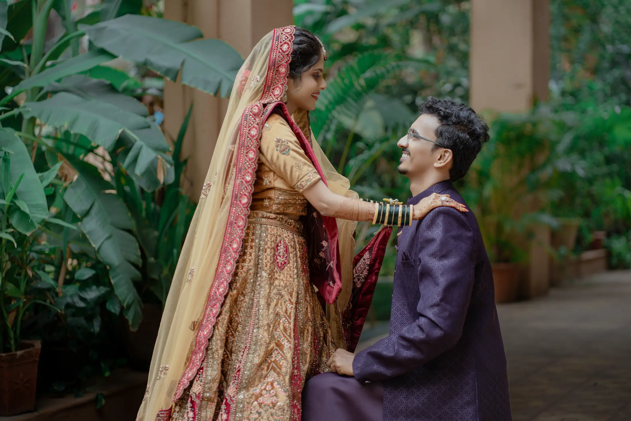 Roshan Gitanjalee wedding portrait 86