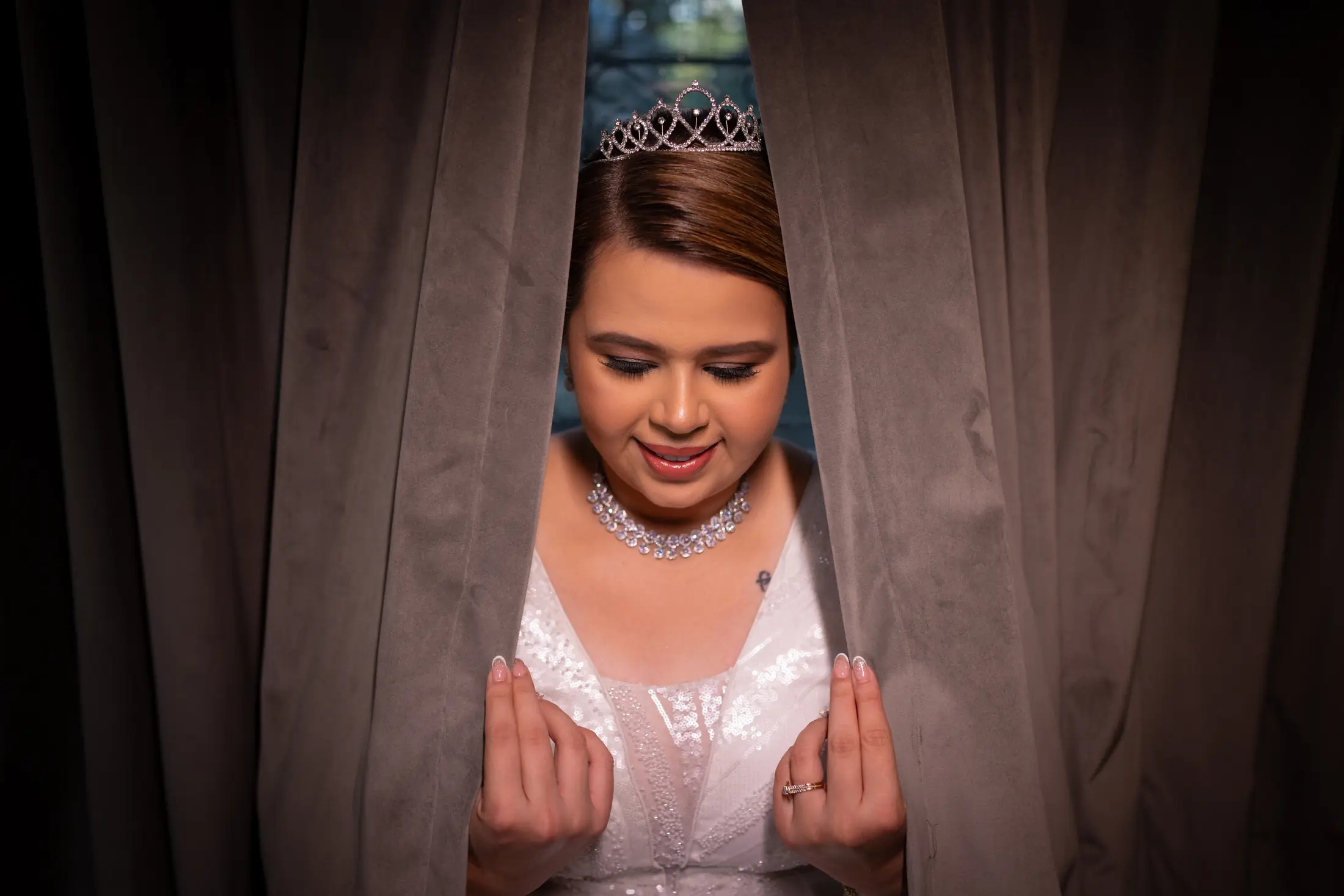 Shivangi Benson Christian Wedding wedding portrait 11