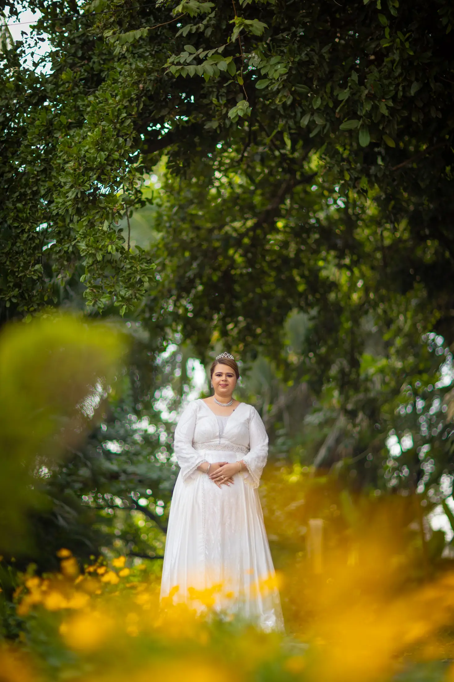 Shivangi Benson Christian Wedding wedding portrait 17