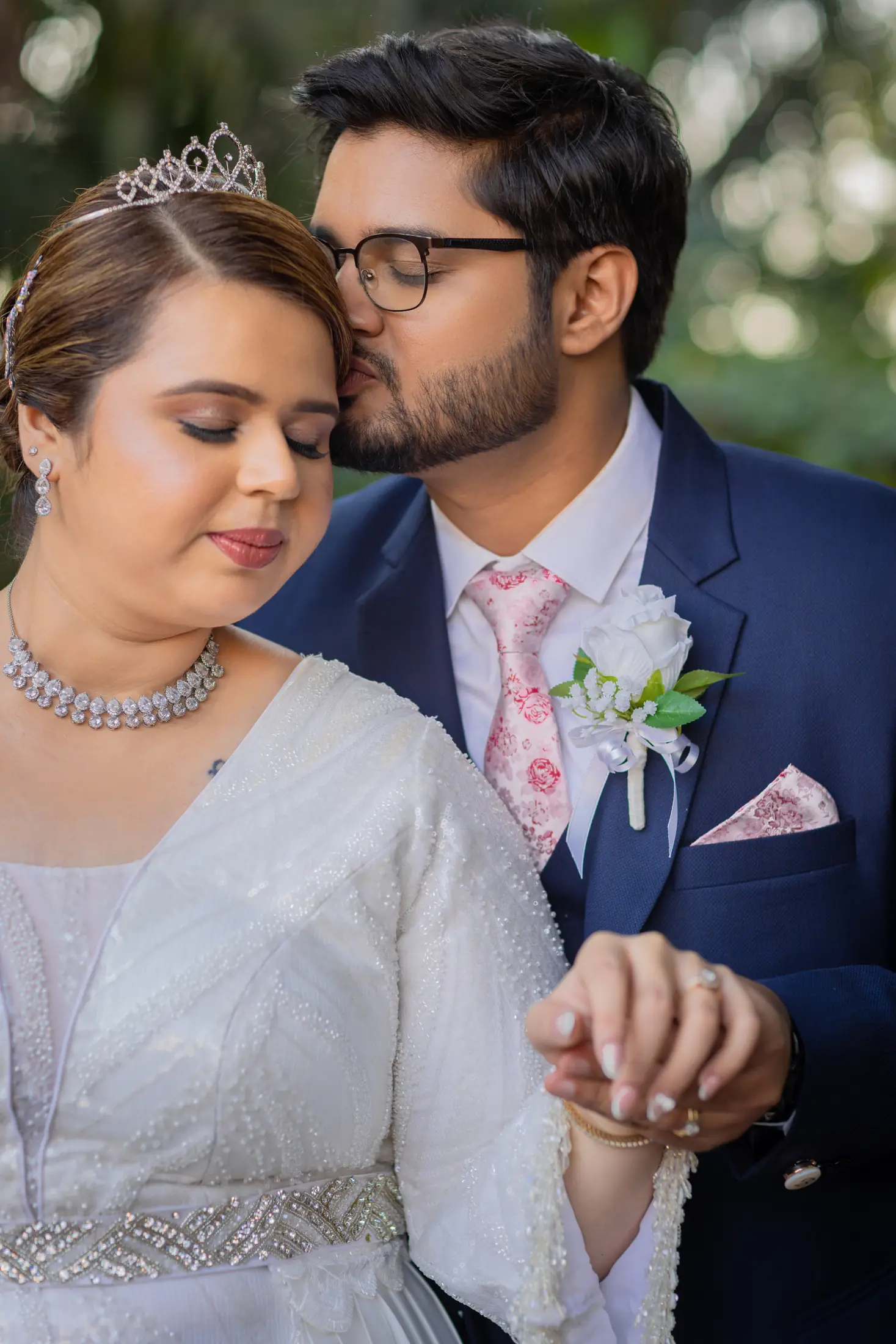 Shivangi Benson Christian Wedding wedding portrait 25