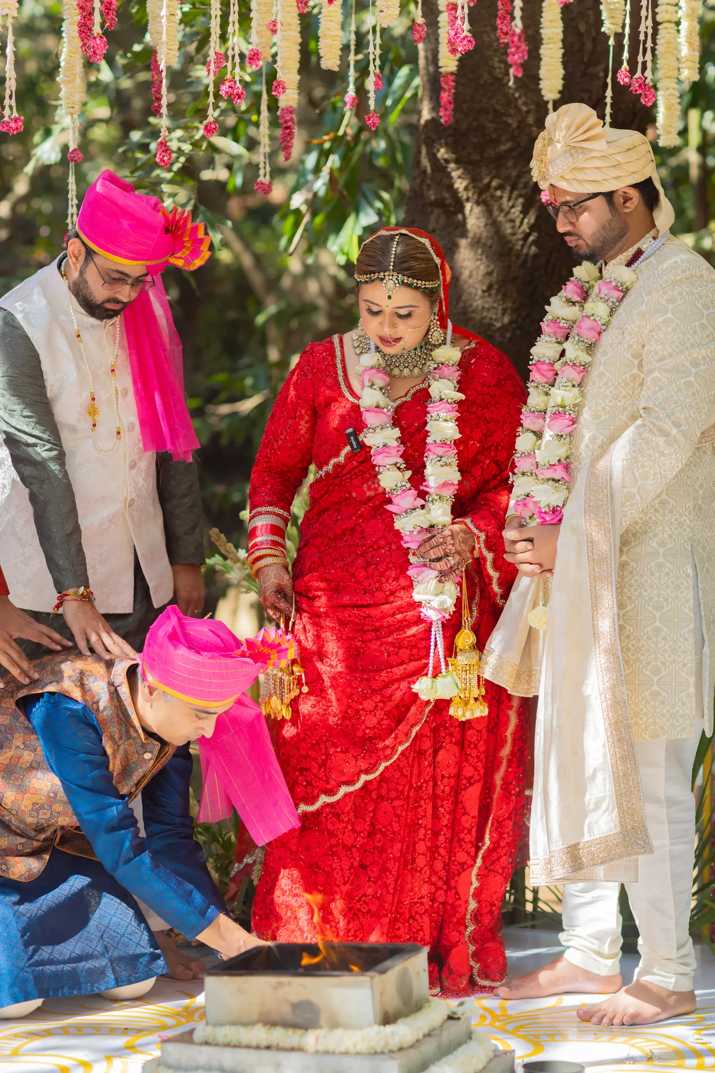 Shivangi Benson Hindu Wedding portrait 53