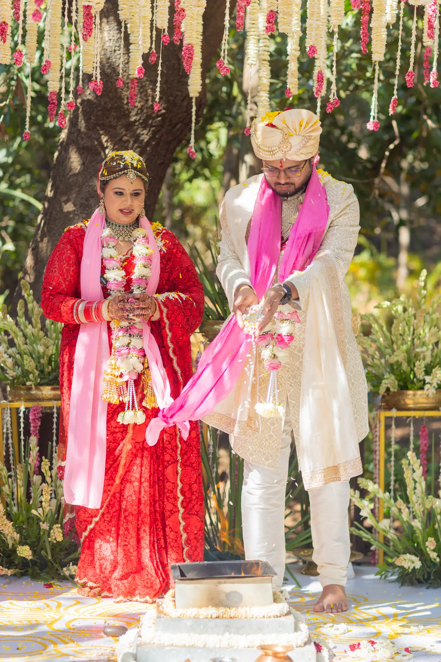 Shivangi Benson Hindu Wedding portrait 56