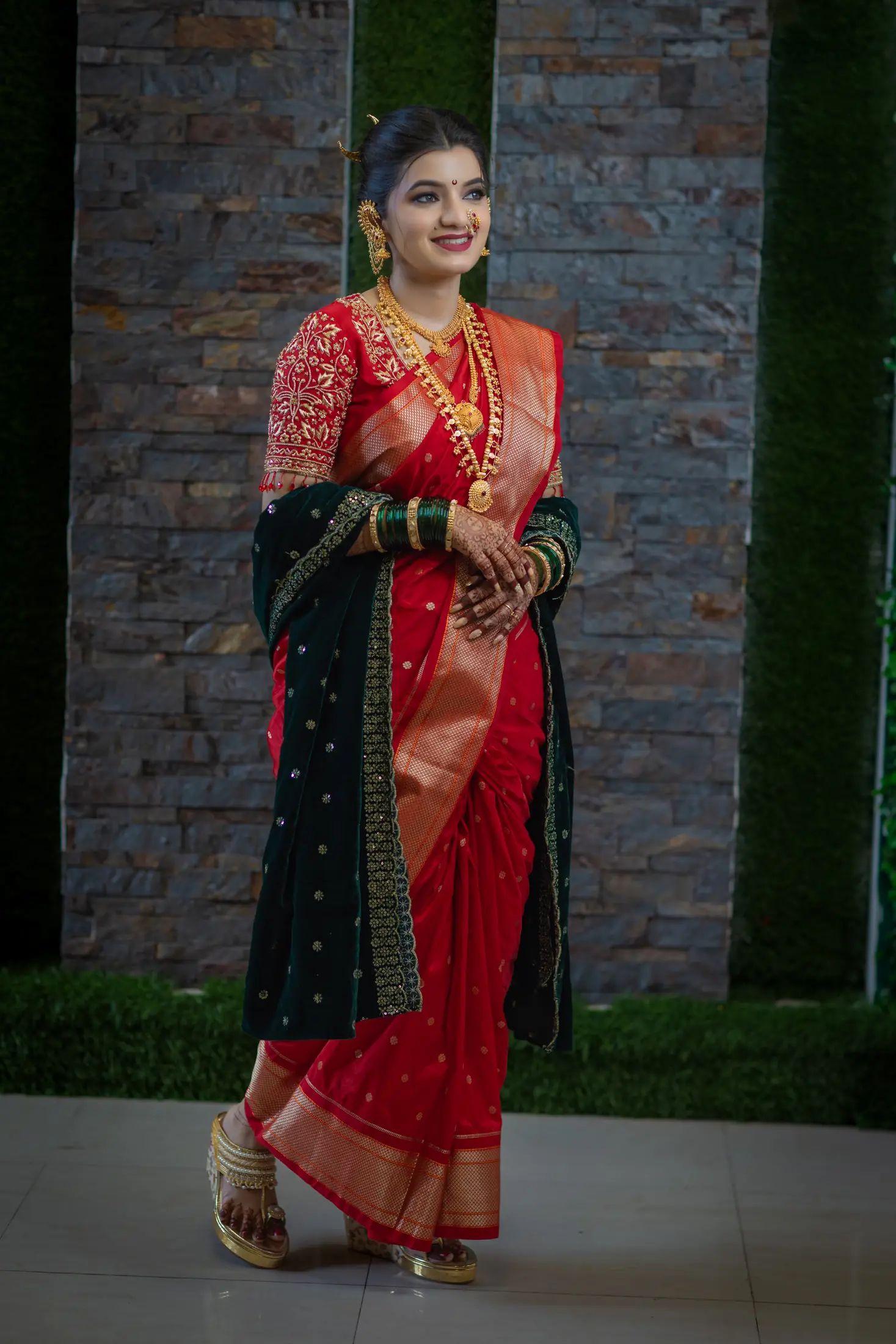 Shubham Meghna wedding portrait