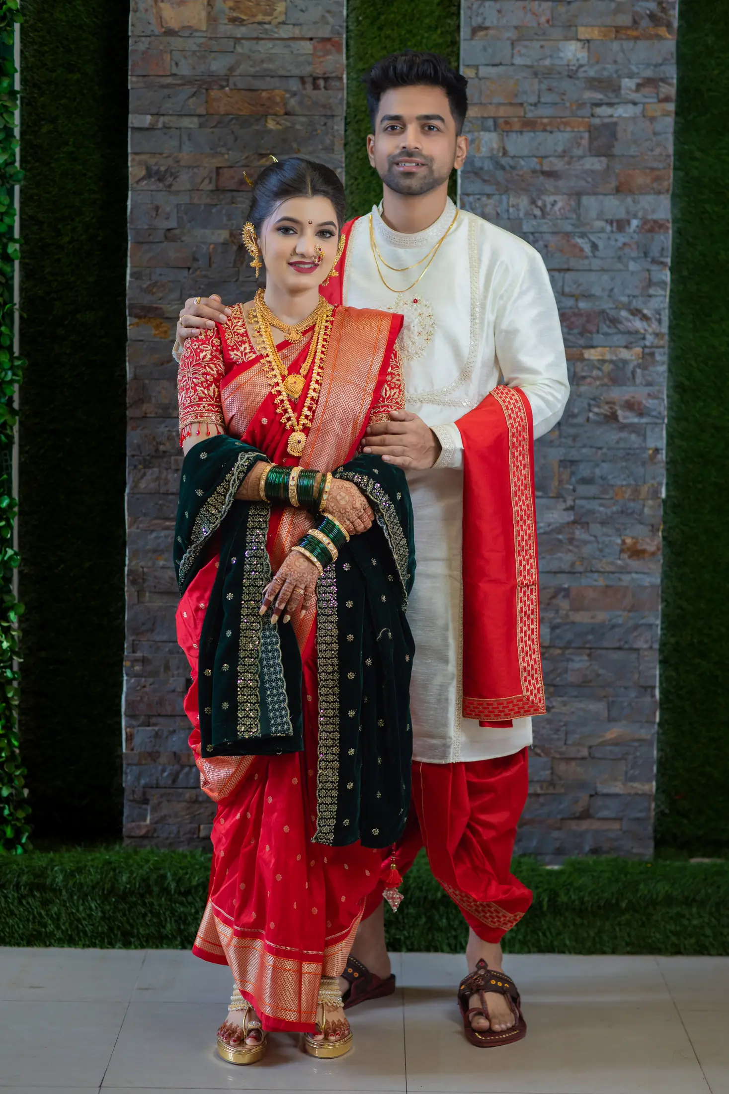 Shubham Meghna wedding portrait 4
