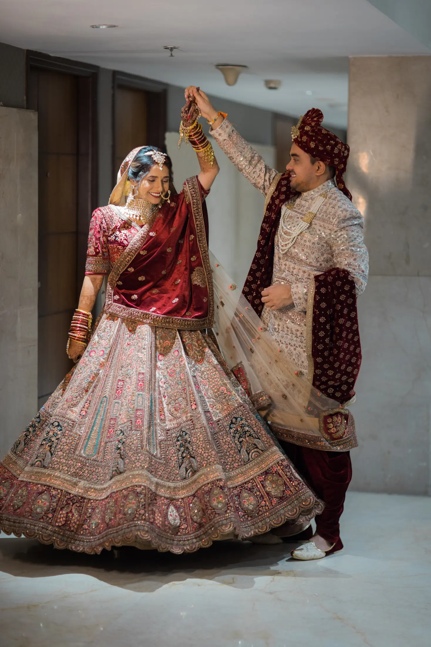 Vikas Nikita wedding portrait 5