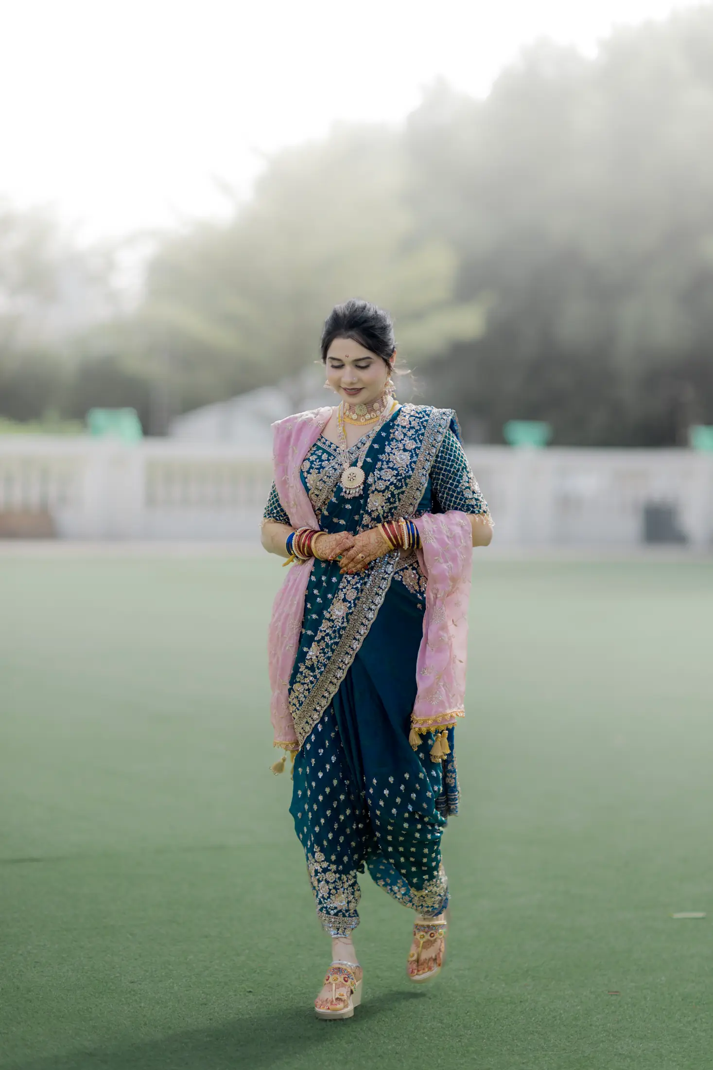 Shubham Divya wedding portrait