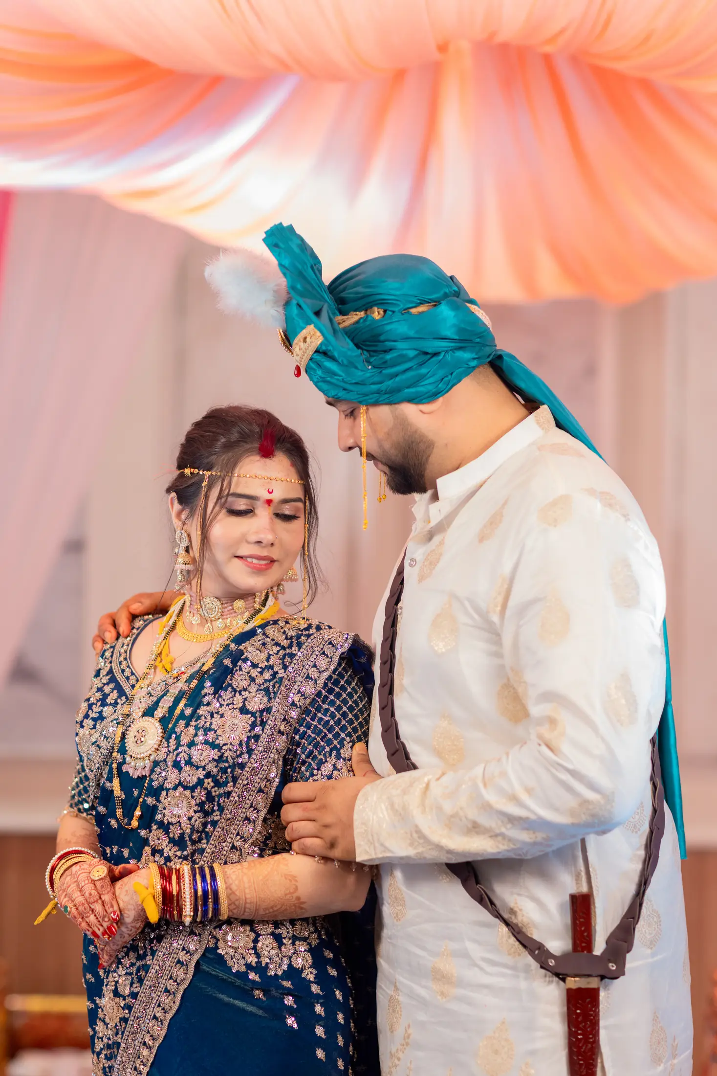 Shubham Divya wedding portrait 25